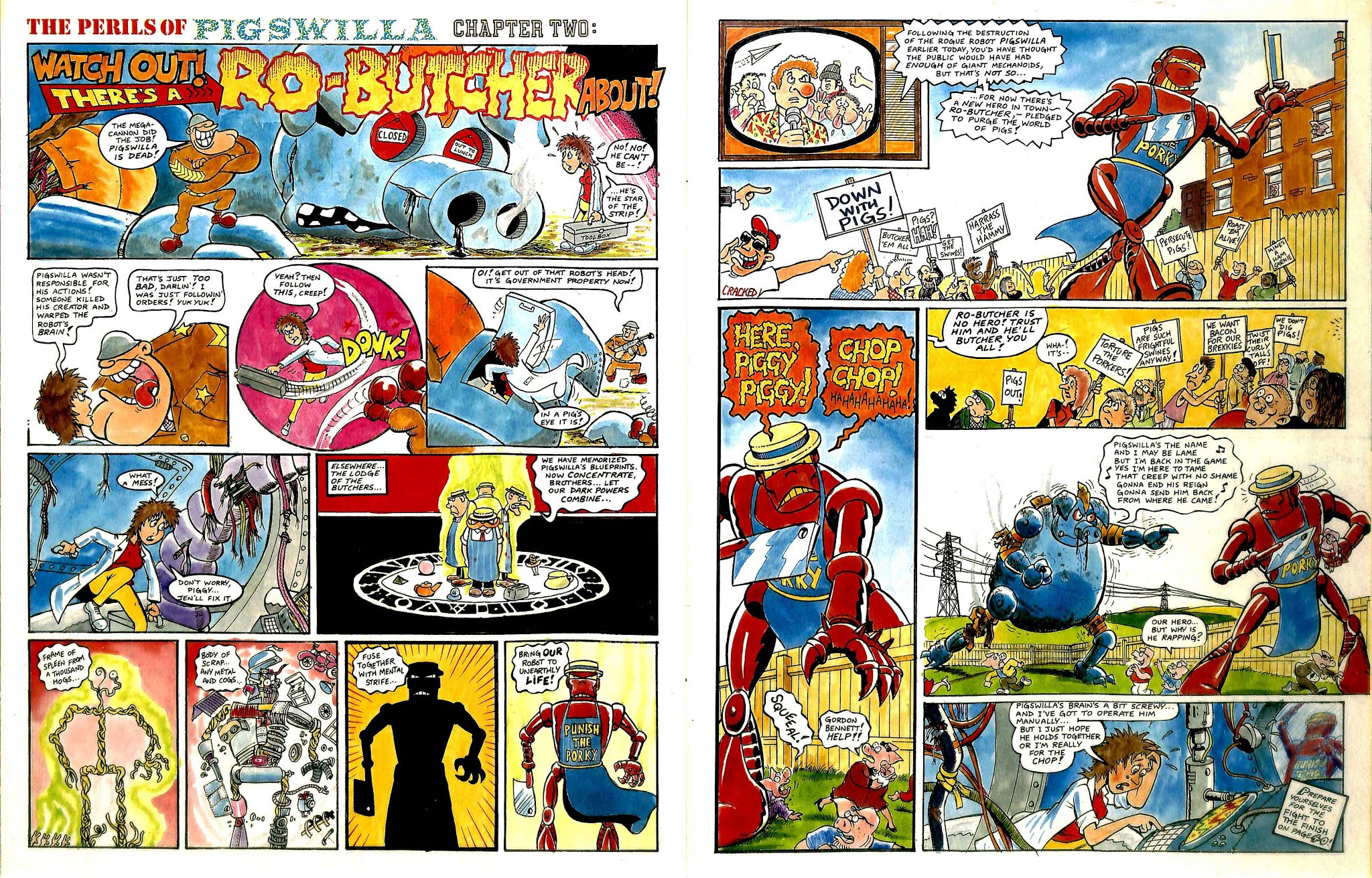 Read online Oink! comic -  Issue #66 - 2