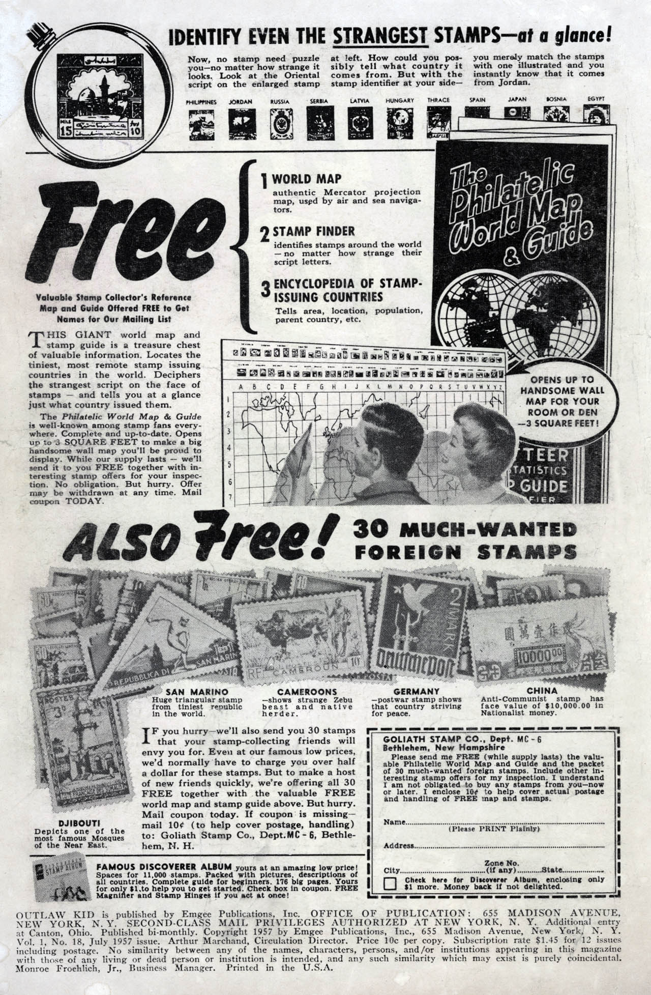 Read online The Outlaw Kid (1954) comic -  Issue #18 - 2