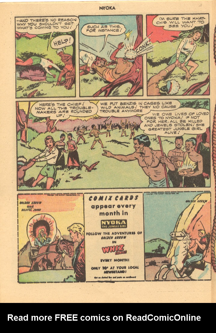 Read online Nyoka the Jungle Girl (1945) comic -  Issue #21 - 32