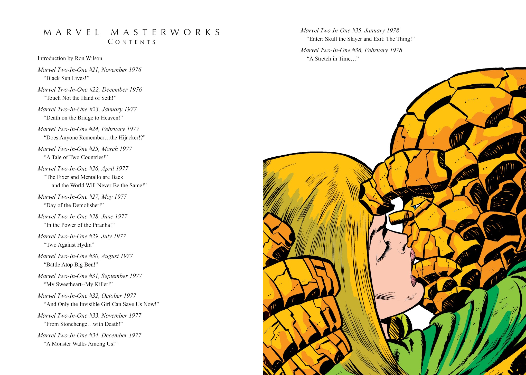 Read online Marvel Masterworks: Marvel Two-In-One comic -  Issue # TPB 3 - 4