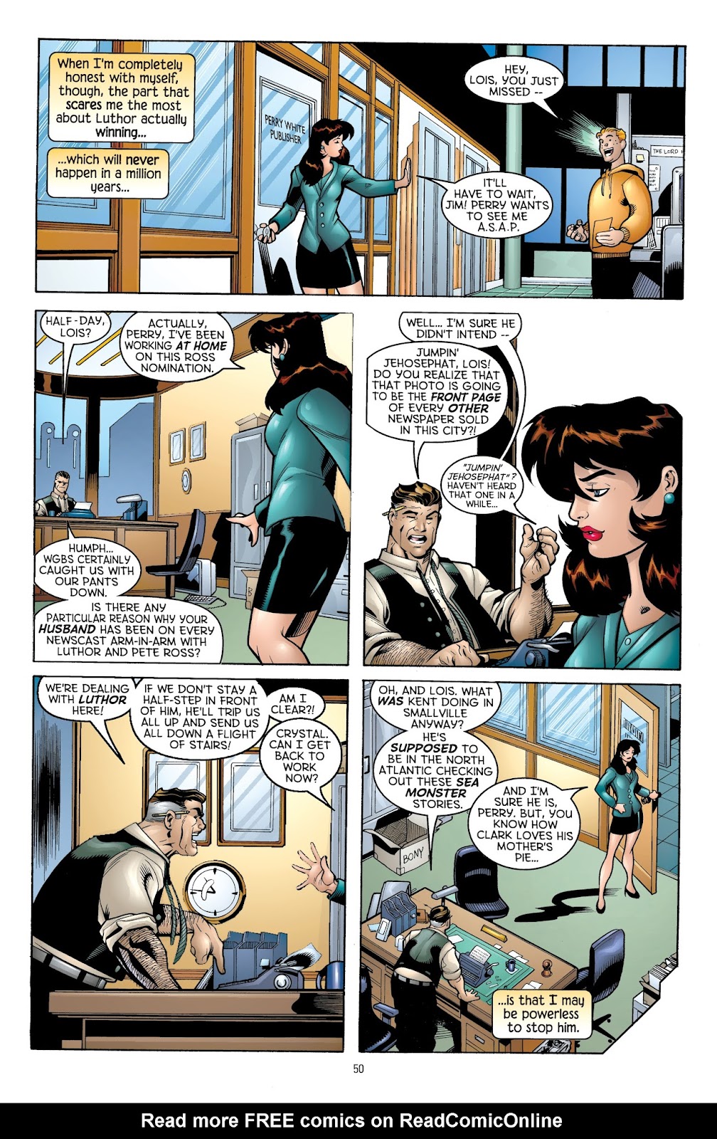 Superman: President Luthor issue TPB - Page 50