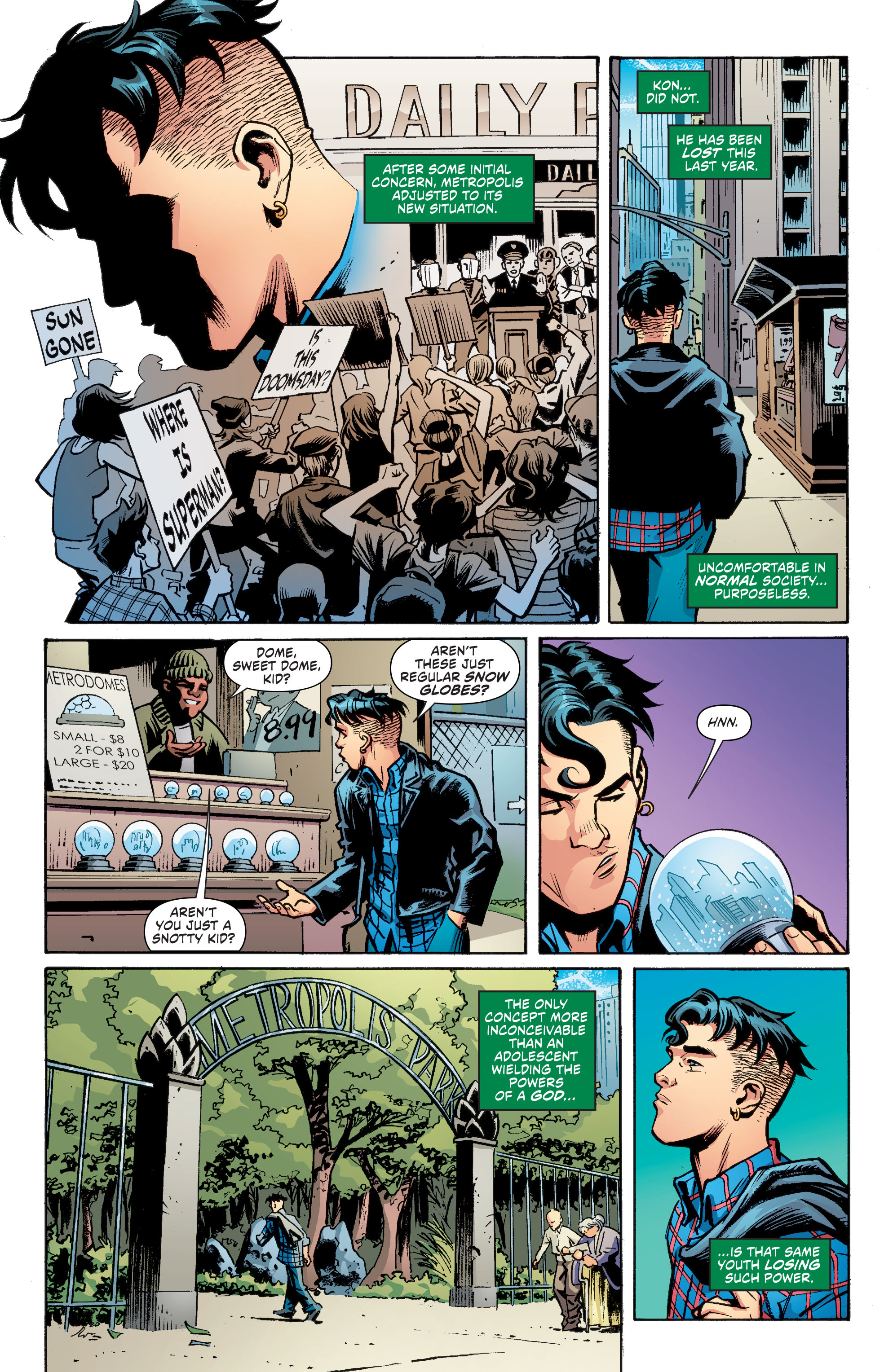 Read online Convergence Superboy comic -  Issue #1 - 8