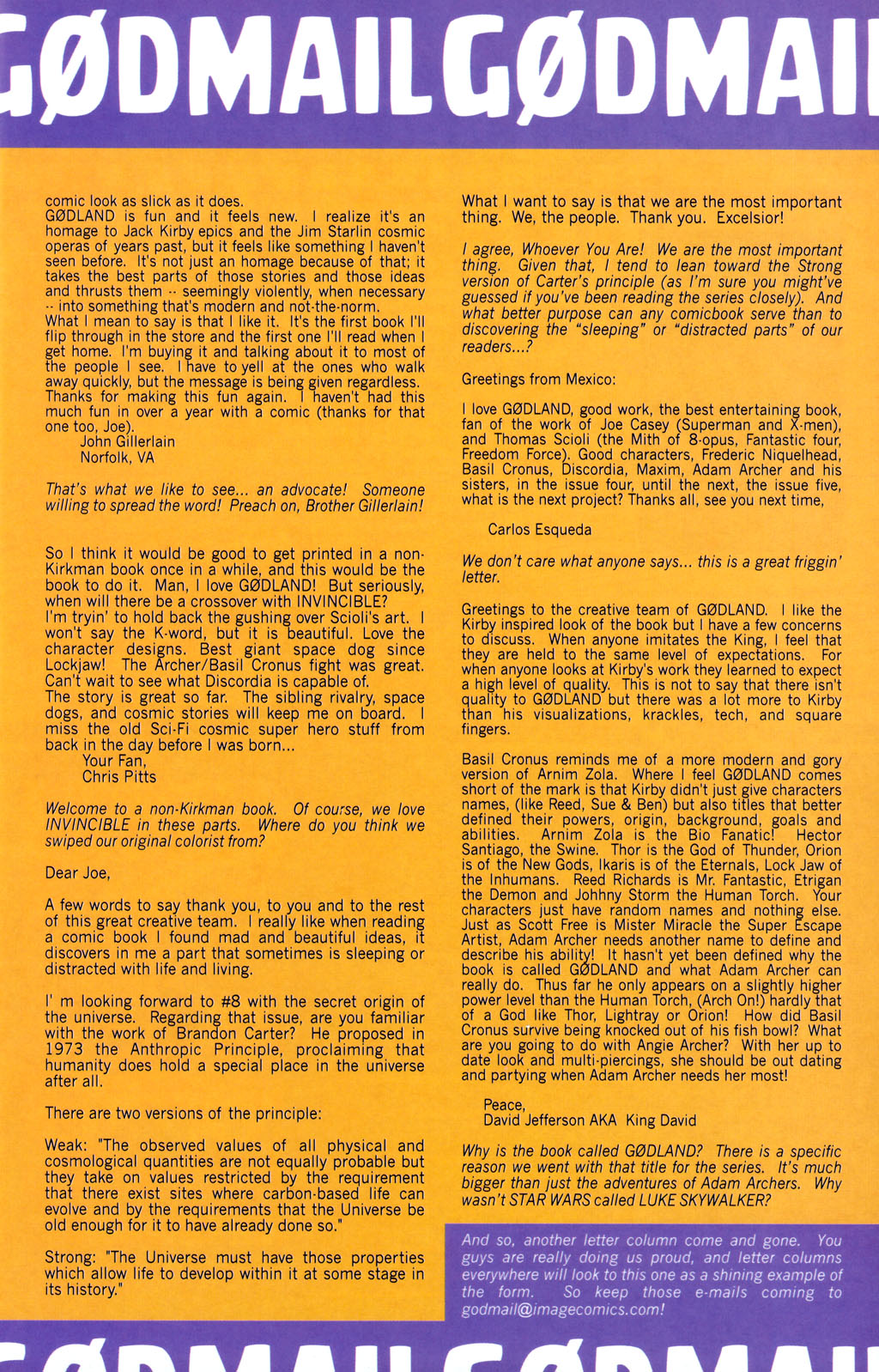 Read online Gødland comic -  Issue #7 - 25