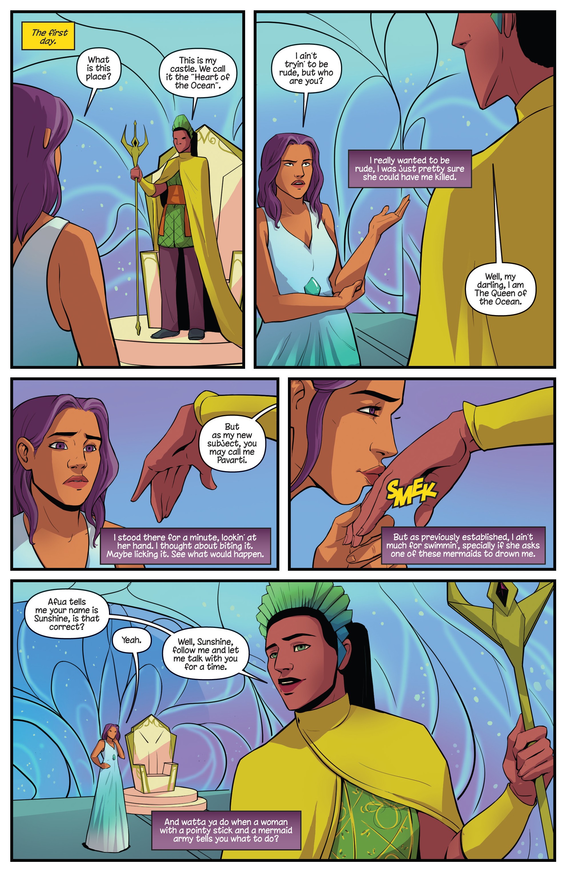 Read online Princeless Raven Year Two: Love and Revenge comic -  Issue # _TPB Get Lost Together - 37