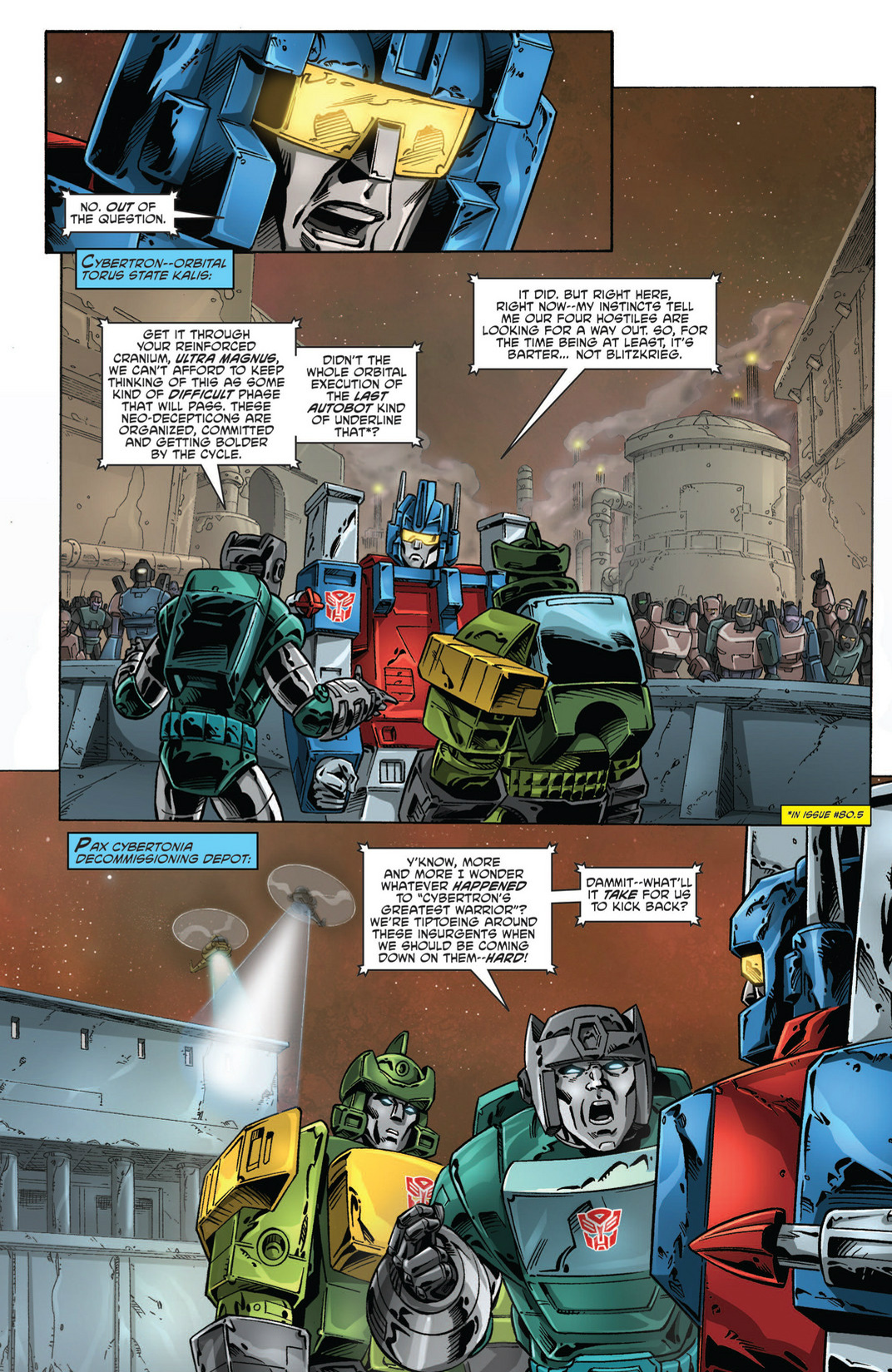 Read online The Transformers: Regeneration One comic -  Issue #81 - 7