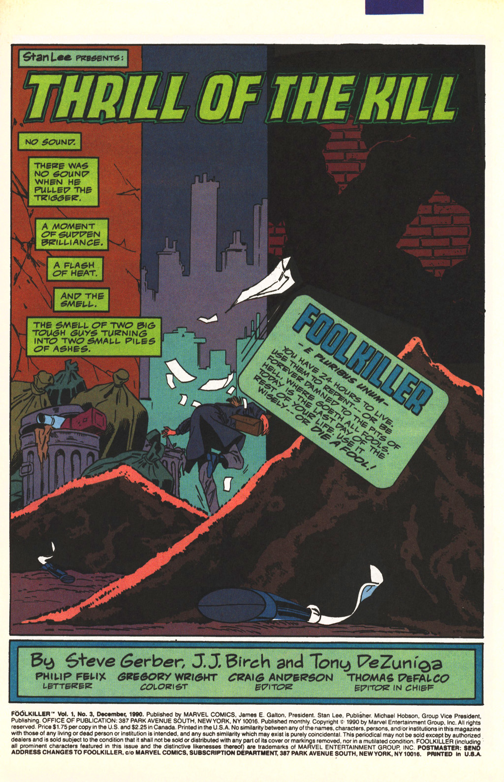Read online Foolkiller (1990) comic -  Issue #3 - 2