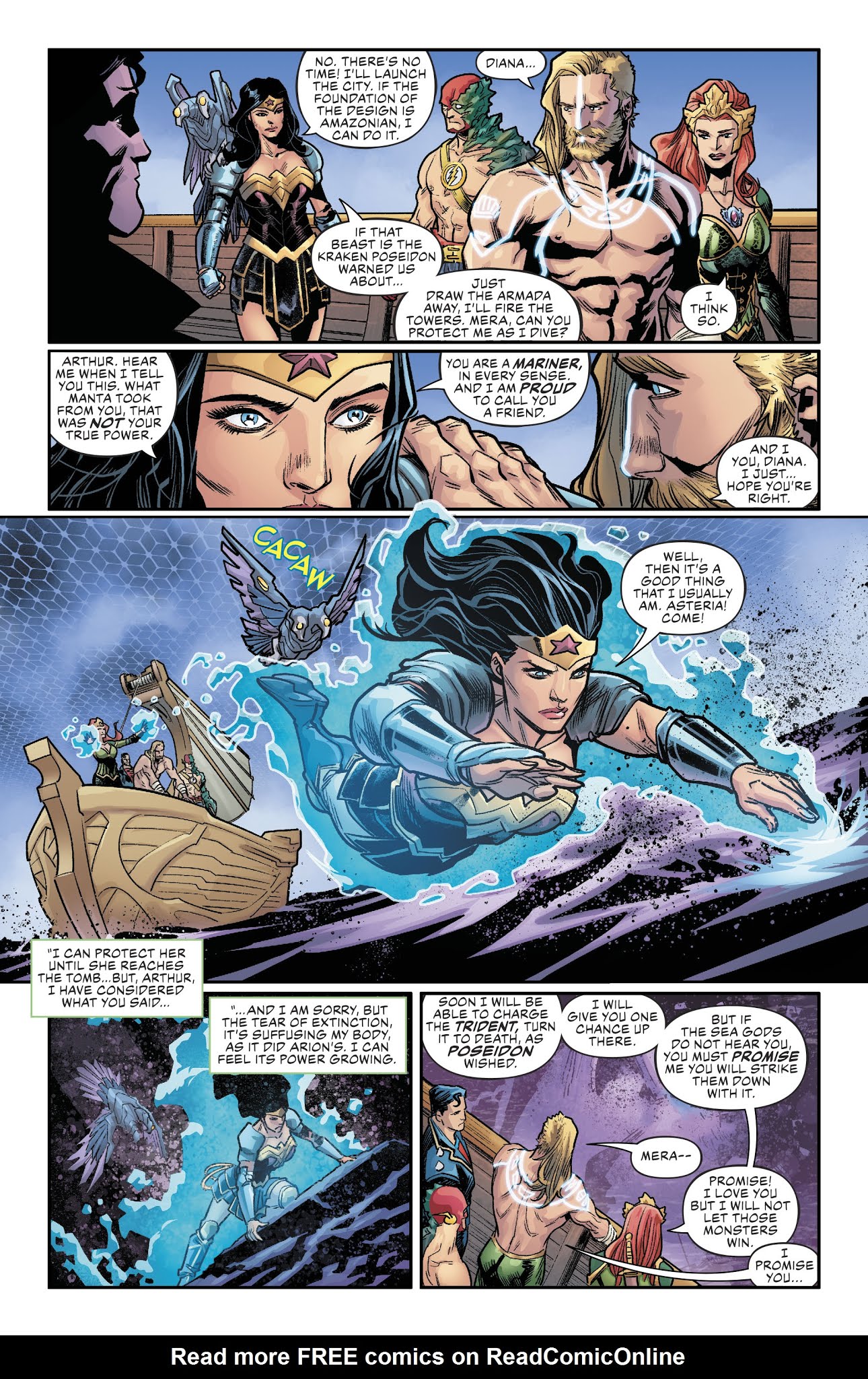 Read online Aquaman/Justice League: Drowned Earth Special comic -  Issue # Full - 12