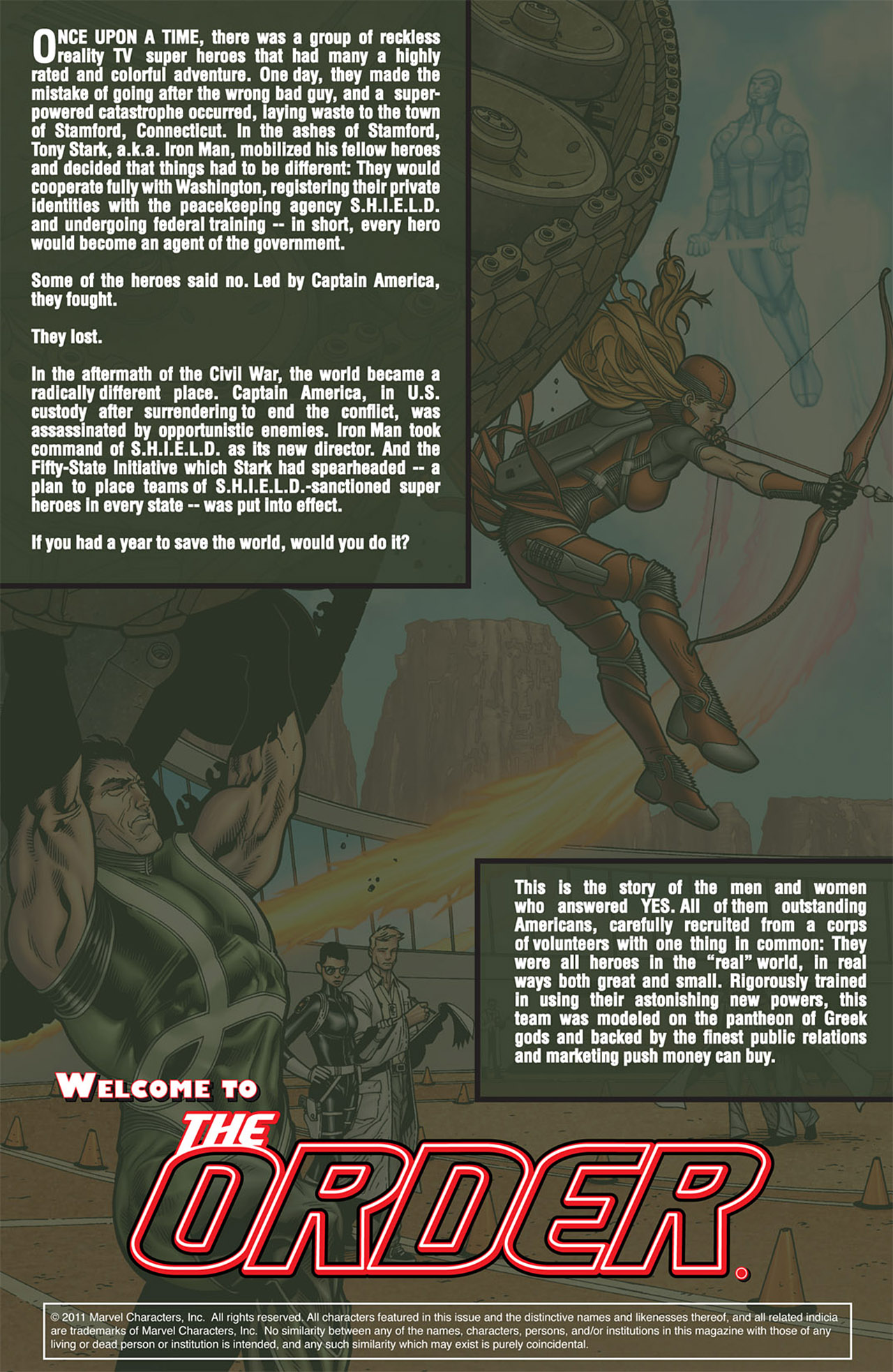 Read online The Order (2007) comic -  Issue #1 - 2
