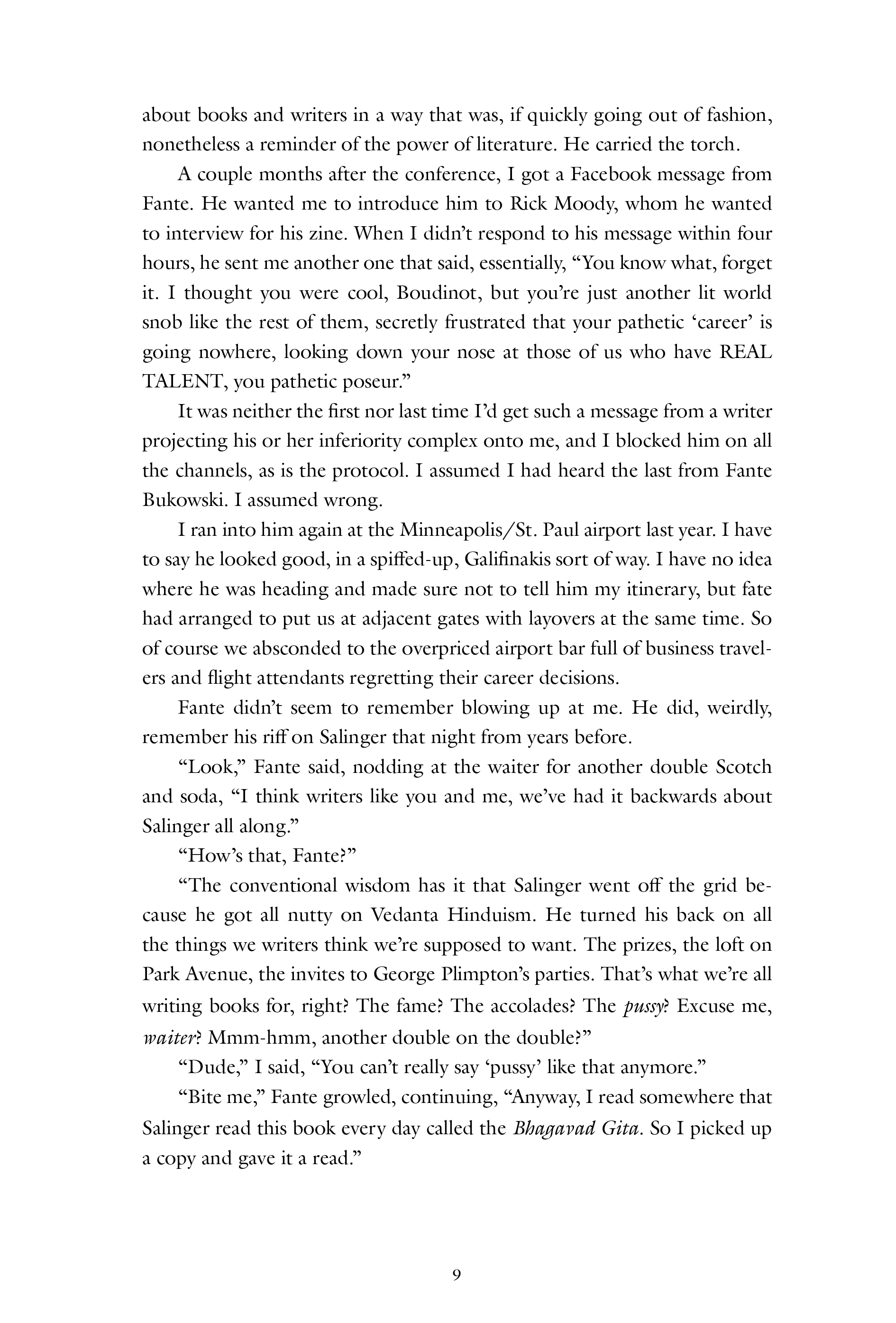 Read online The Complete Works of Fante Bukowski comic -  Issue # TPB (Part 1) - 9
