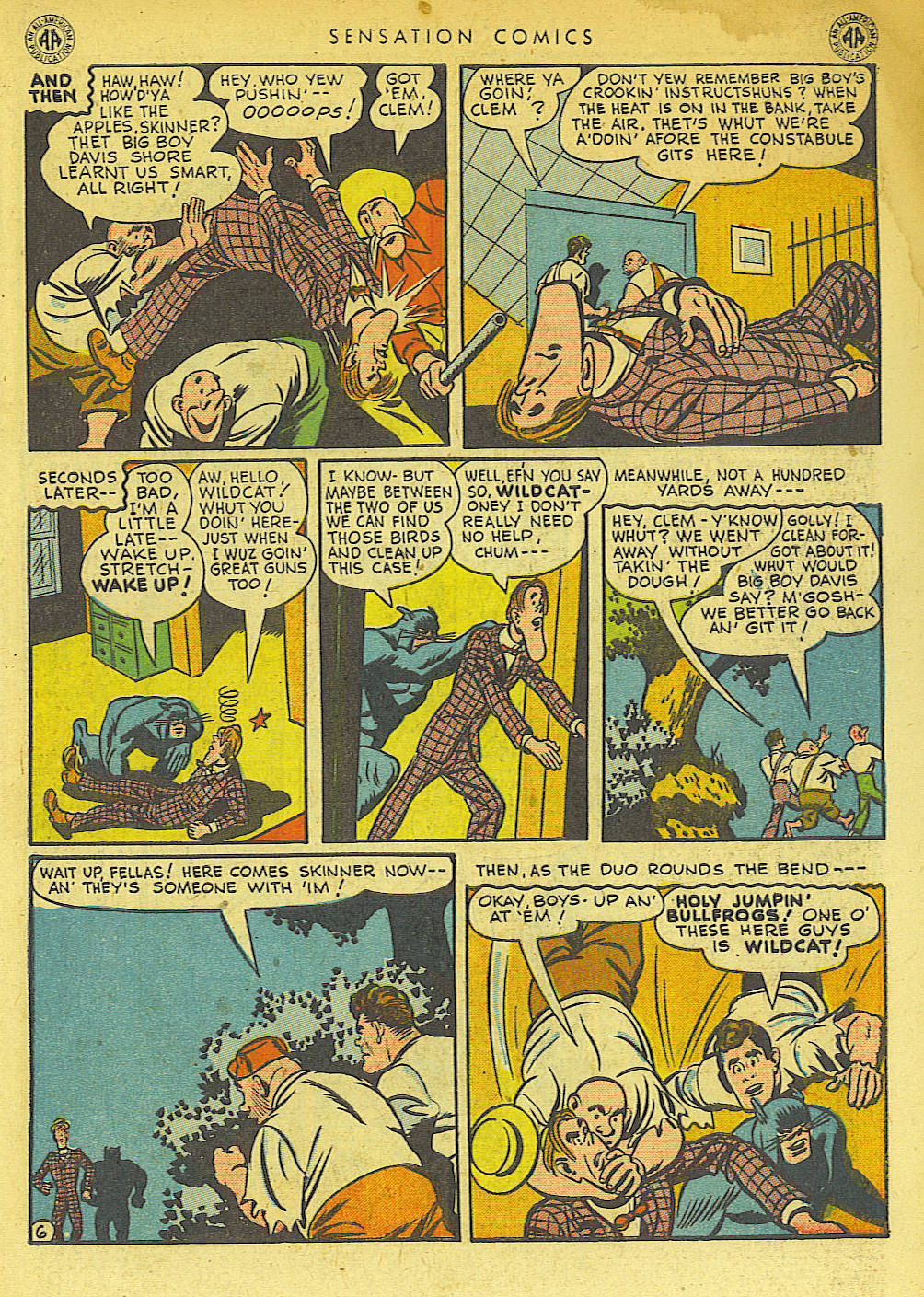 Read online Sensation (Mystery) Comics comic -  Issue #42 - 47