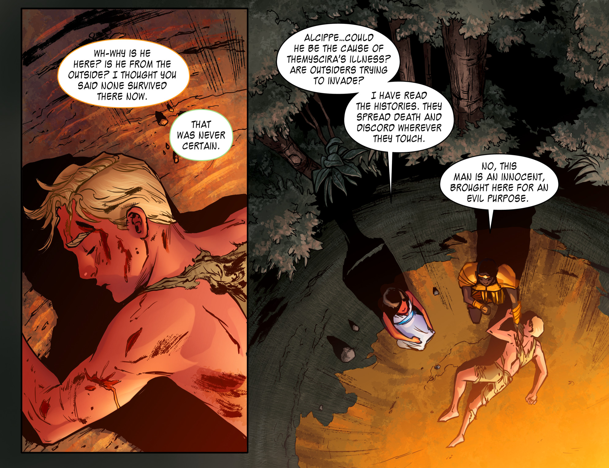 Read online The Legend of Wonder Woman (2015) comic -  Issue #6 - 7