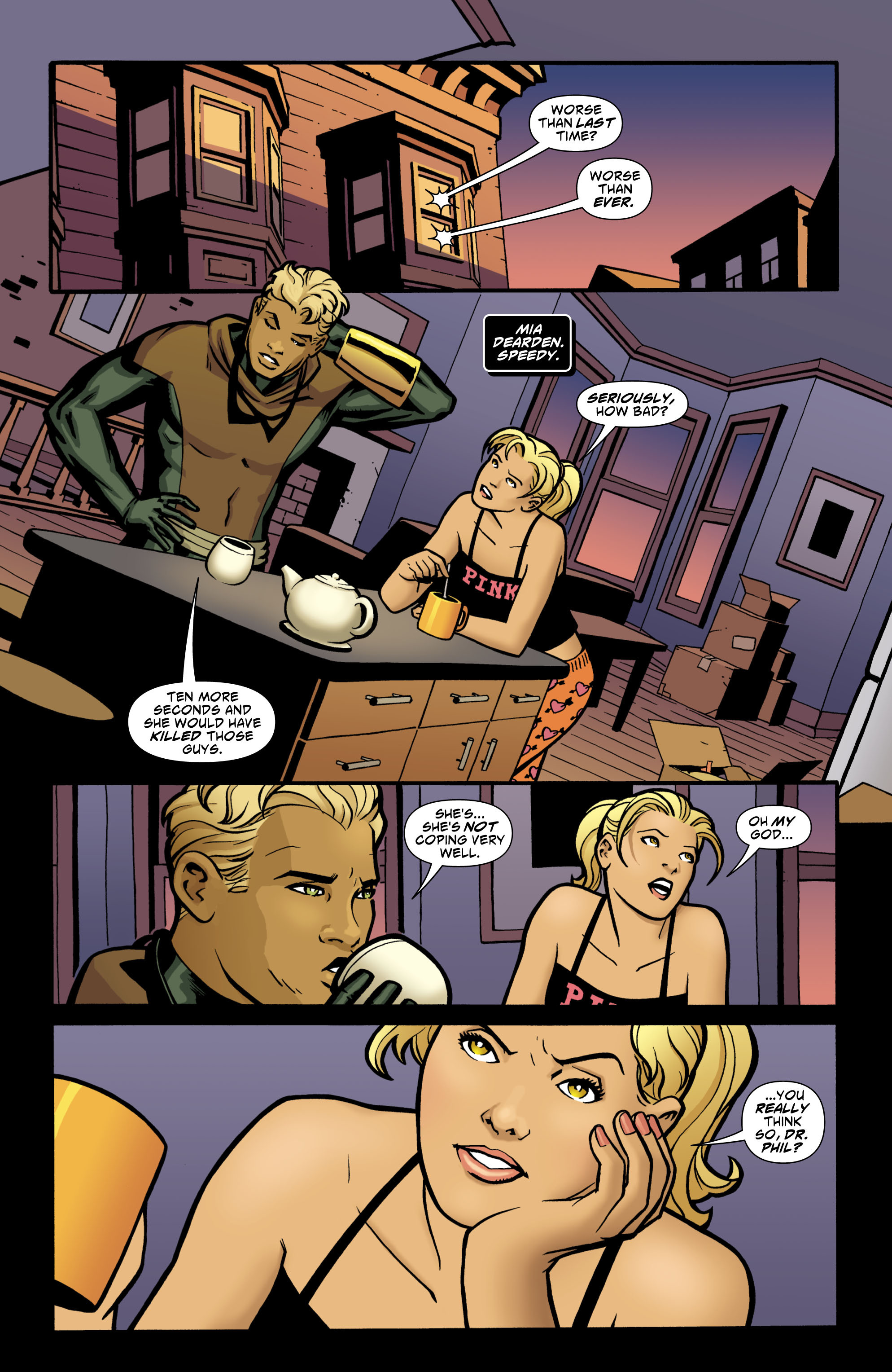 Read online Green Arrow/Black Canary comic -  Issue #1 - 11