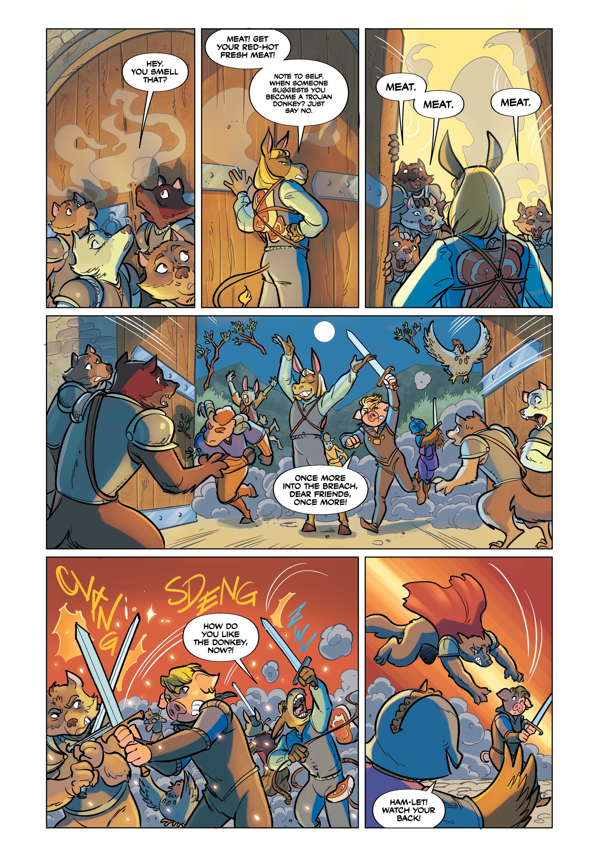 Read online Ham-let: A Shakespearean Mash-up comic -  Issue # Full - 52