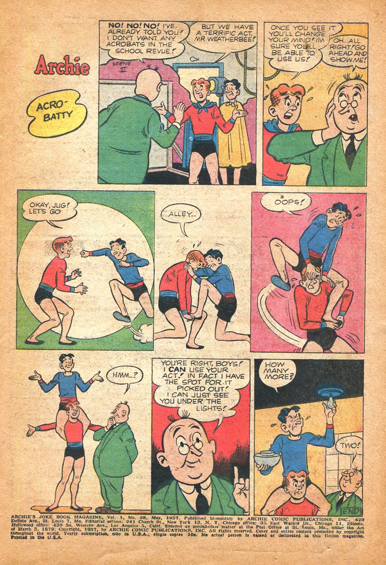Read online Archie's Joke Book Magazine comic -  Issue #28 - 3