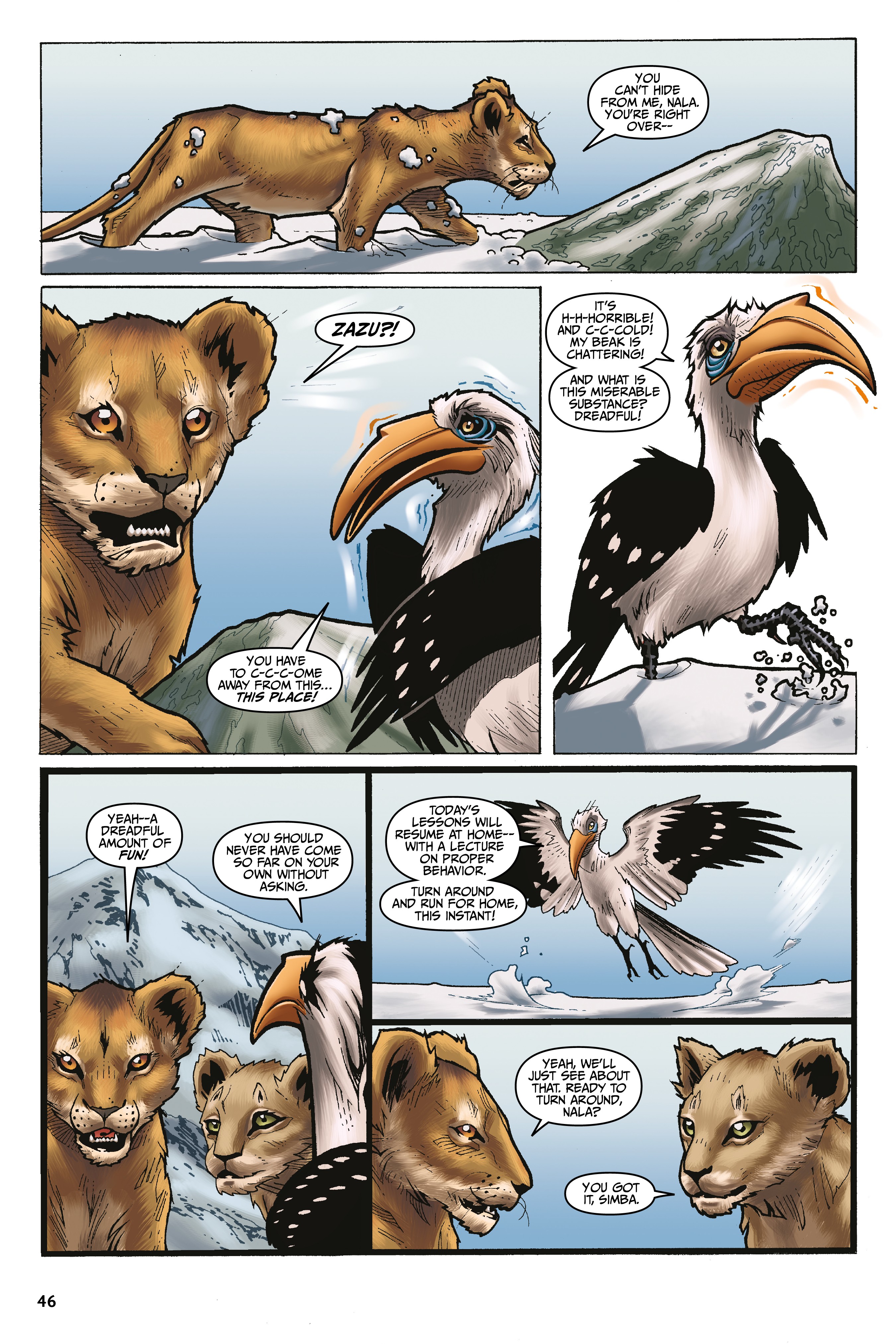 Read online Disney The Lion King: Wild Schemes and Catastrophes comic -  Issue # TPB - 47