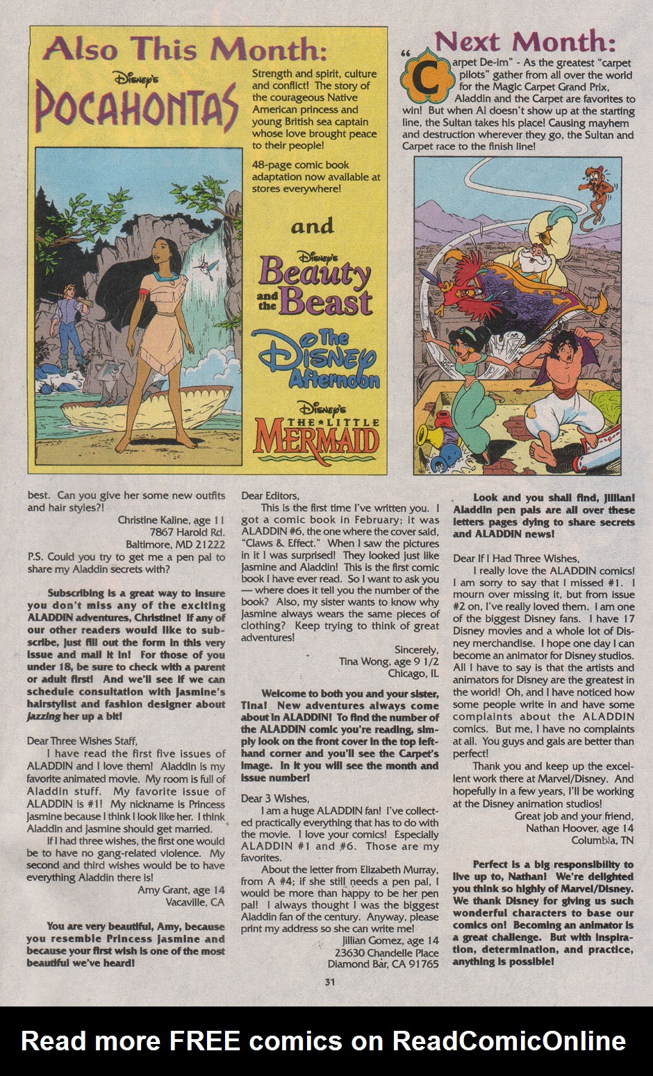 Read online Disney's Aladdin comic -  Issue #10 - 30