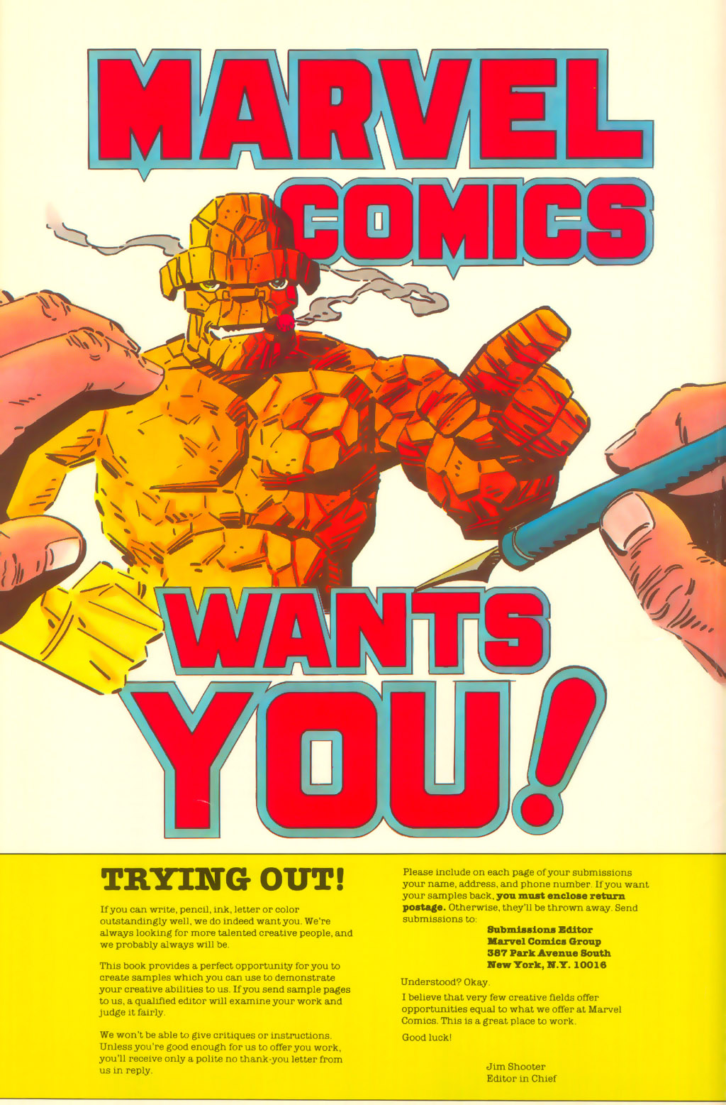 Read online The Official Marvel Comics Try-Out Book comic -  Issue # Full - 30