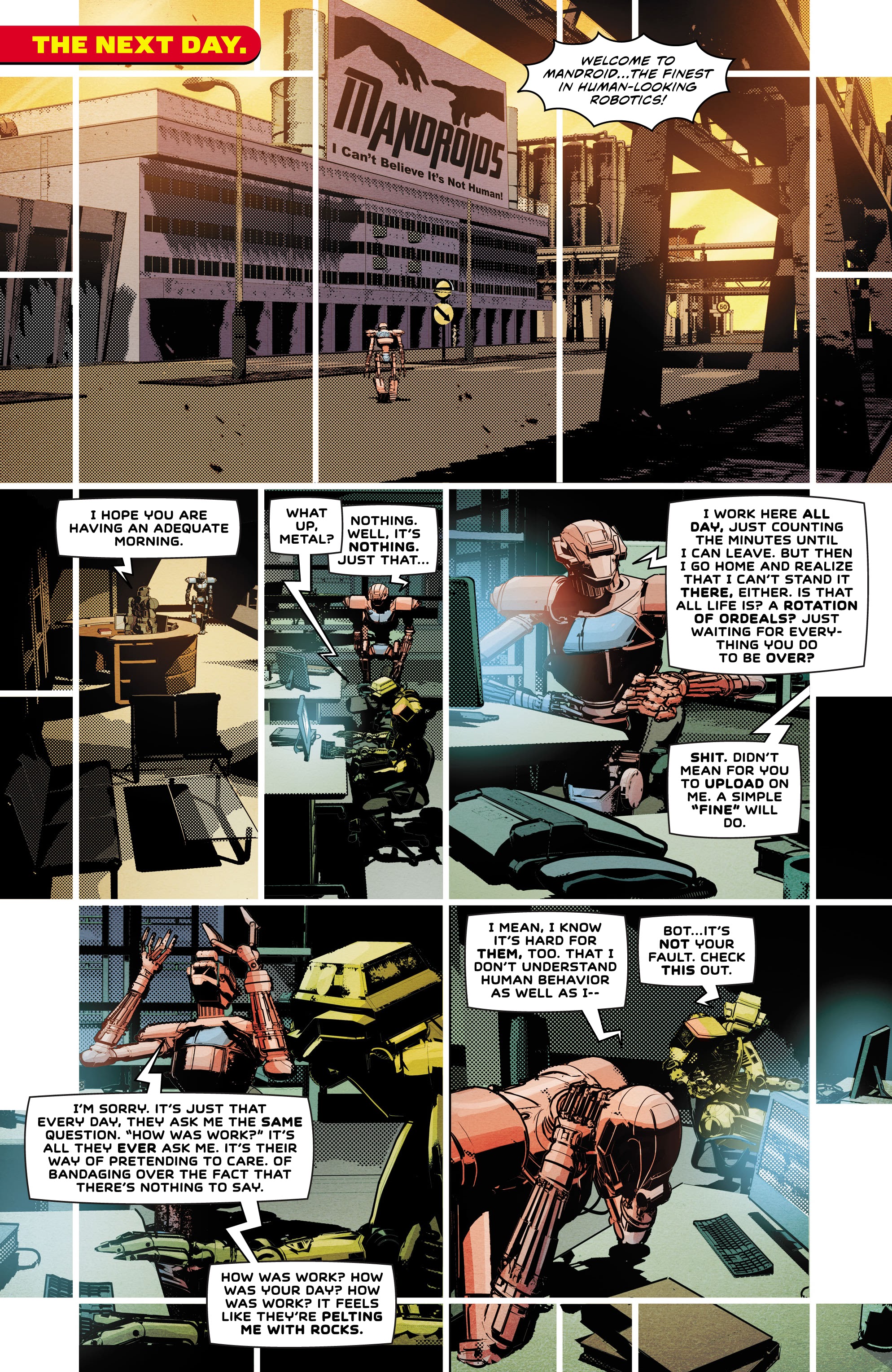 Read online Not All Robots comic -  Issue #1 - 9