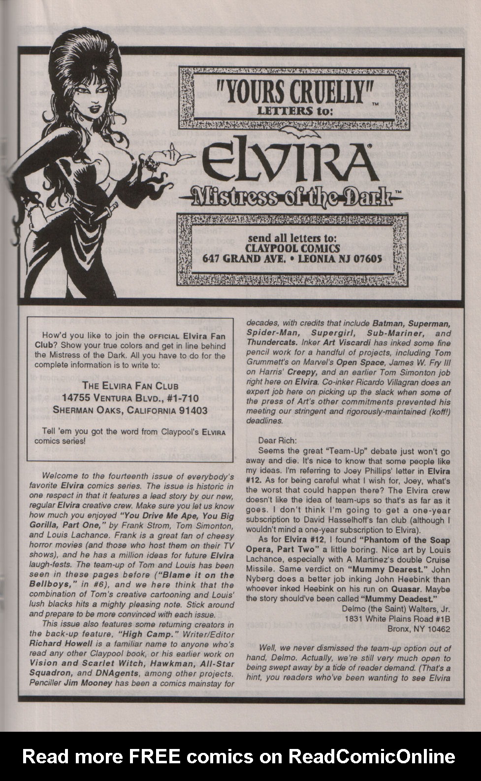 Read online Elvira, Mistress of the Dark comic -  Issue #14 - 17