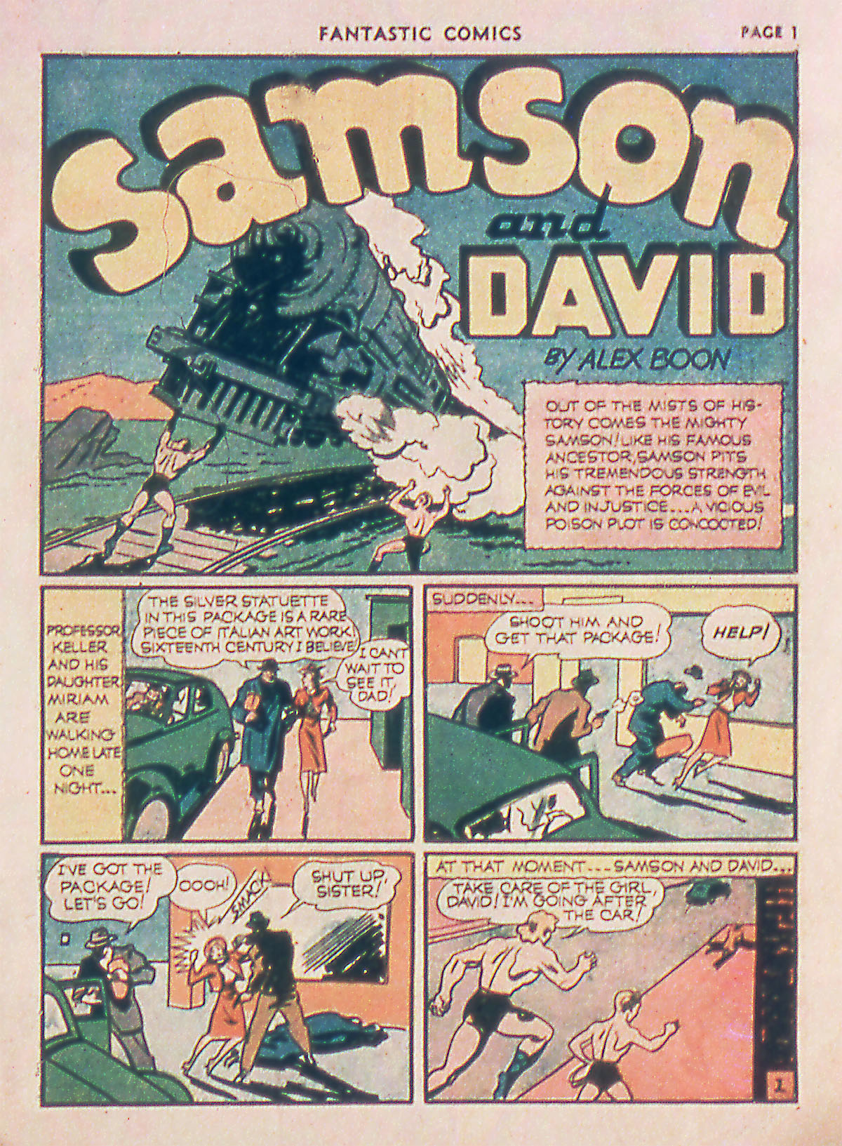 Read online Fantastic Comics comic -  Issue #18 - 3