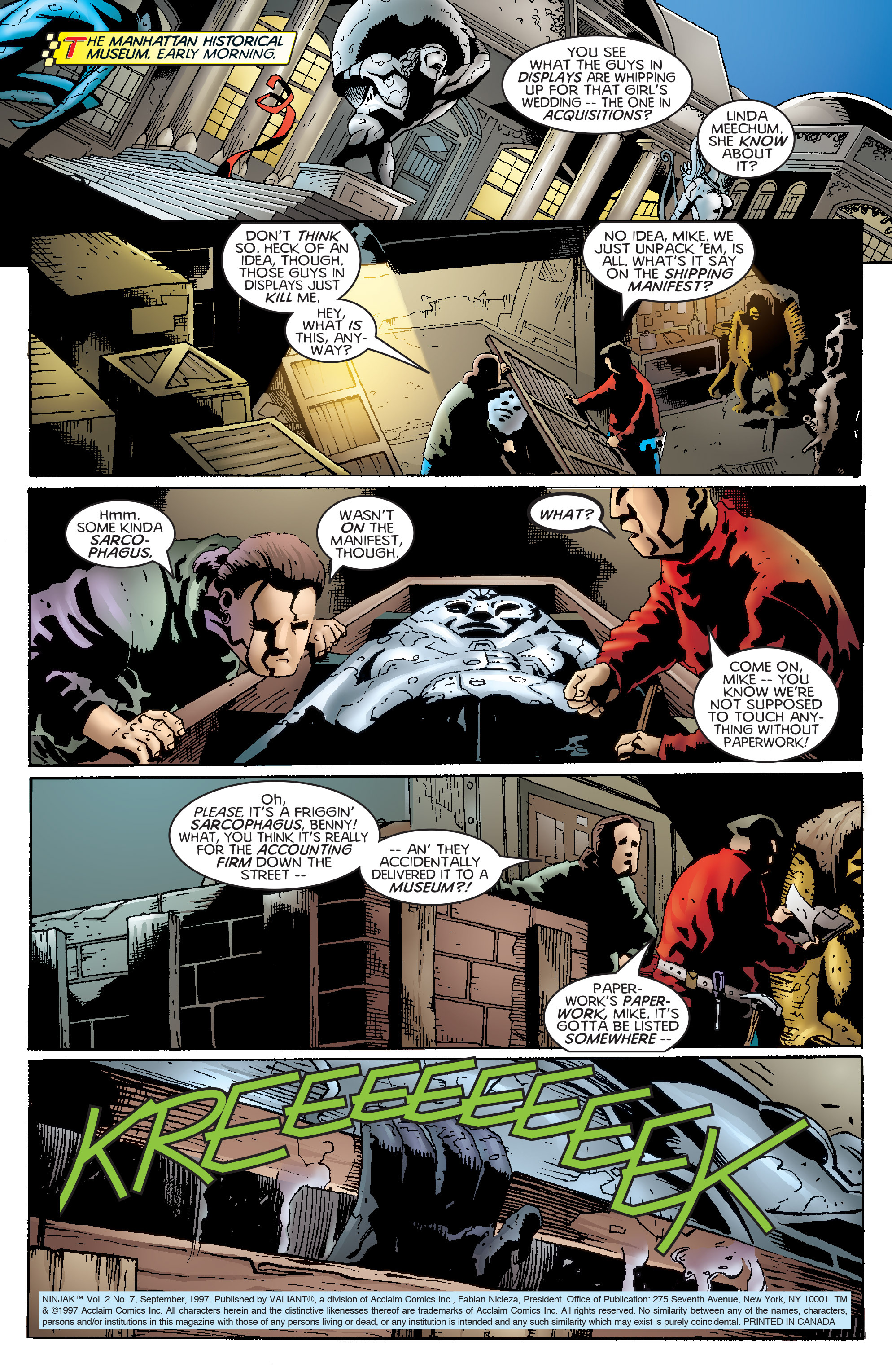 Read online Ninjak (1997) comic -  Issue #7 - 2