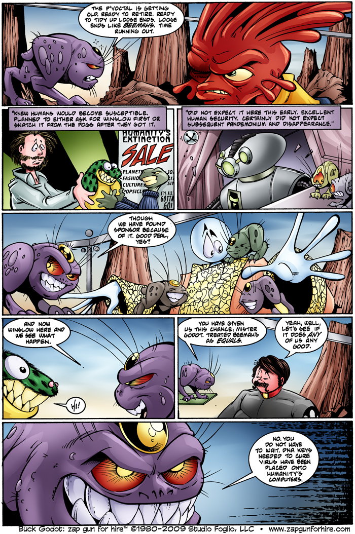 Read online Buck Godot - Zap Gun For Hire comic -  Issue #8 - 29