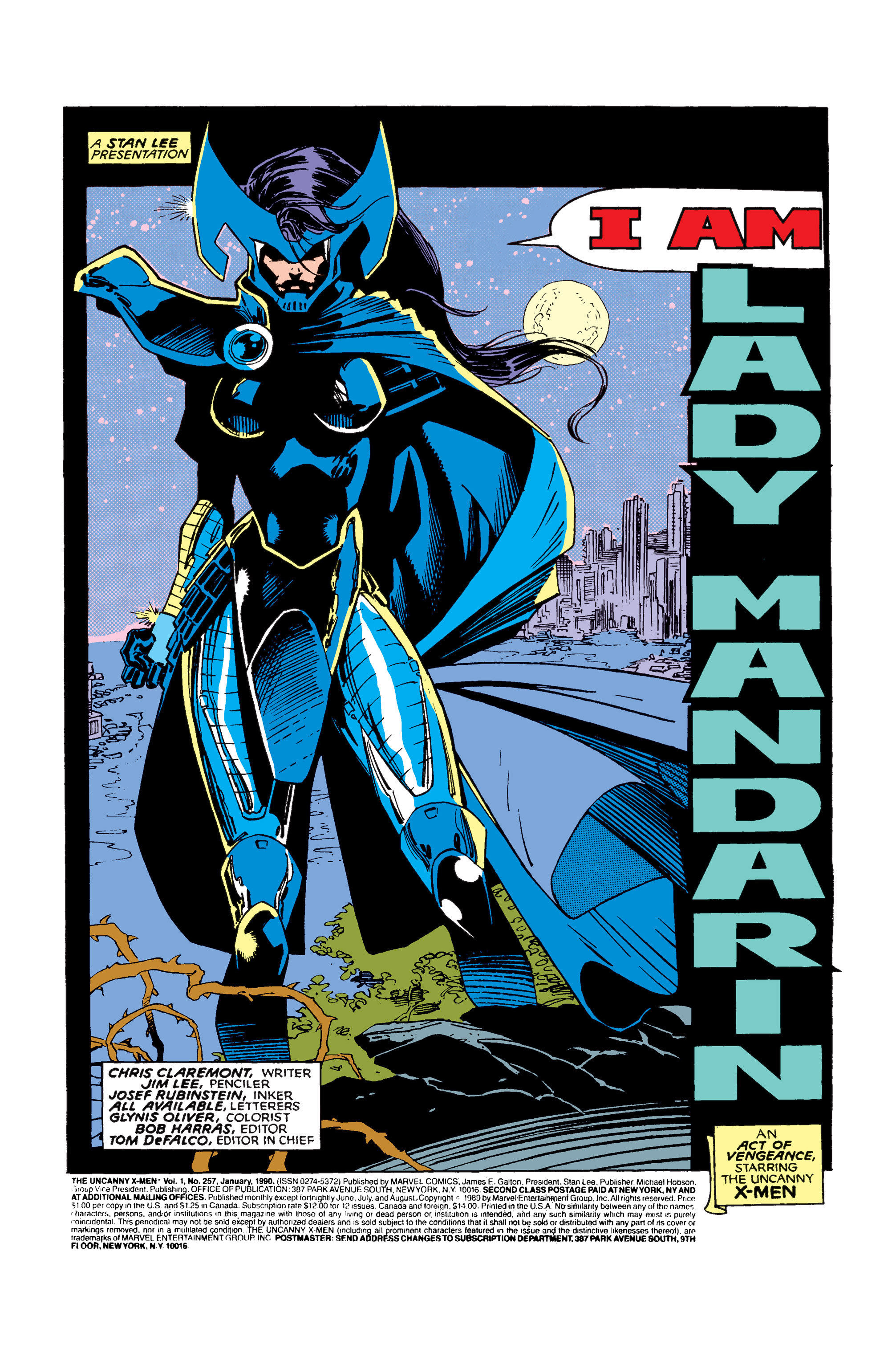 Read online Uncanny X-Men (1963) comic -  Issue #257 - 2