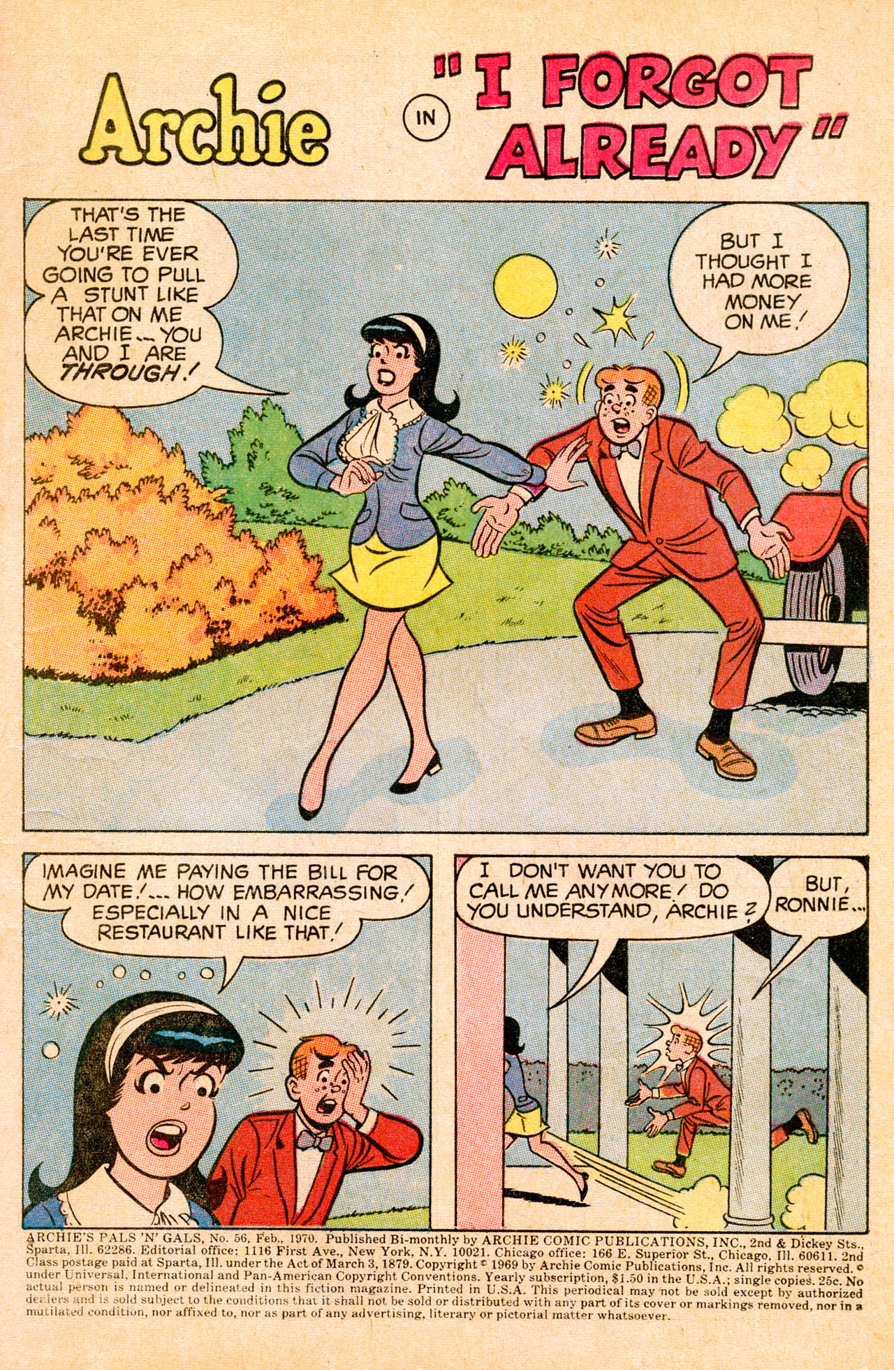 Read online Archie's Pals 'N' Gals (1952) comic -  Issue #56 - 3