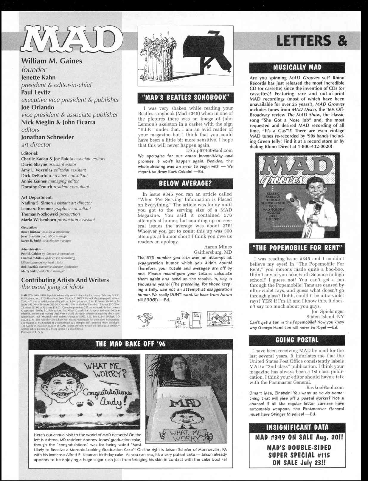 Read online MAD comic -  Issue #348 - 4