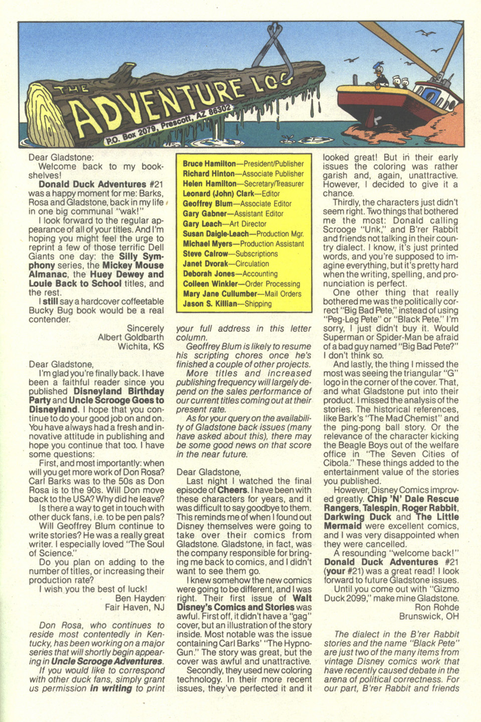 Read online Walt Disney's Donald Duck Adventures (1987) comic -  Issue #23 - 27