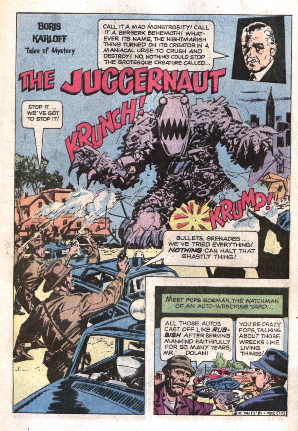 Read online Boris Karloff Tales of Mystery comic -  Issue #81 - 19