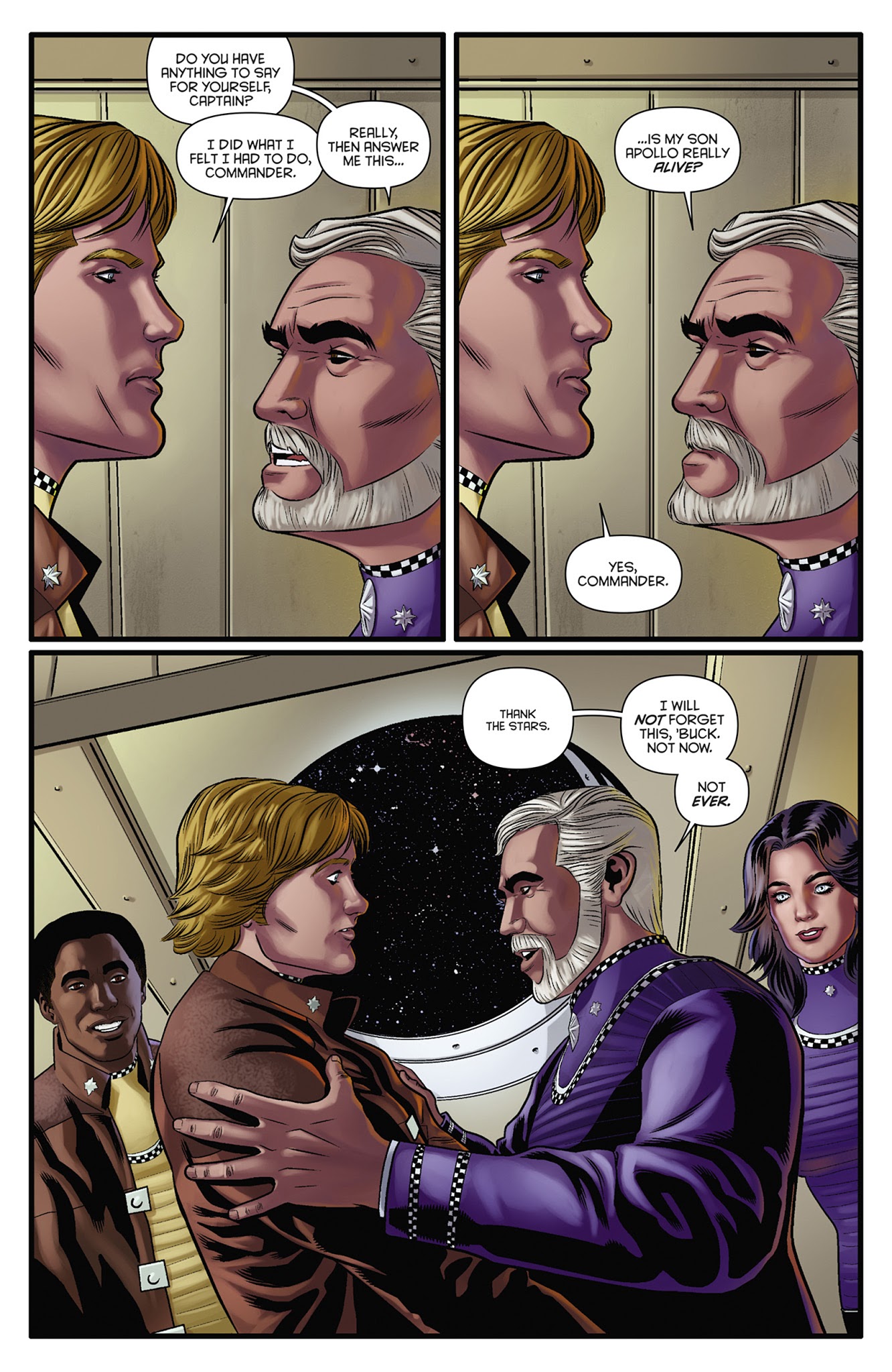 Read online Classic Battlestar Galactica: The Death of Apollo comic -  Issue #4 - 21
