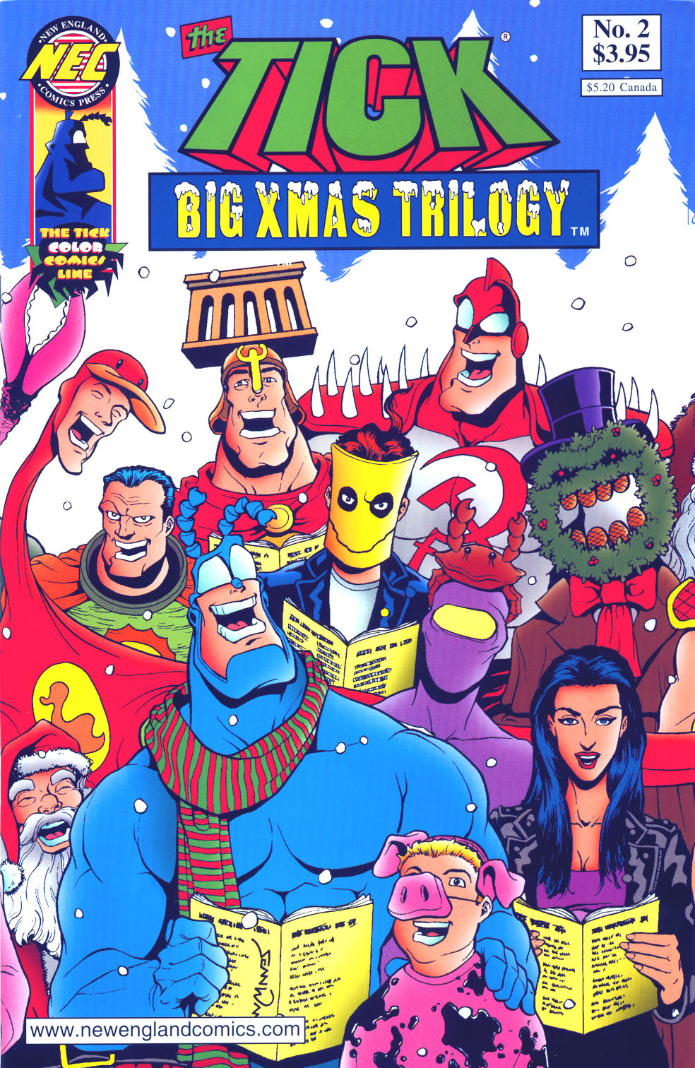 Read online The Tick's Big Xmas Trilogy comic -  Issue #2 - 1