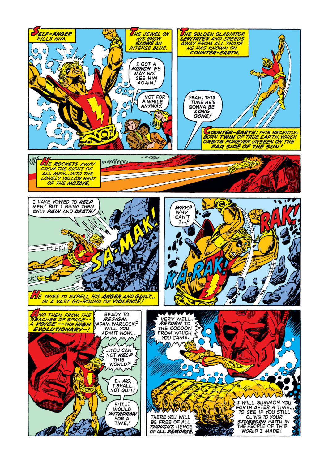 Read online Warlock (1972) comic -  Issue #5 - 6