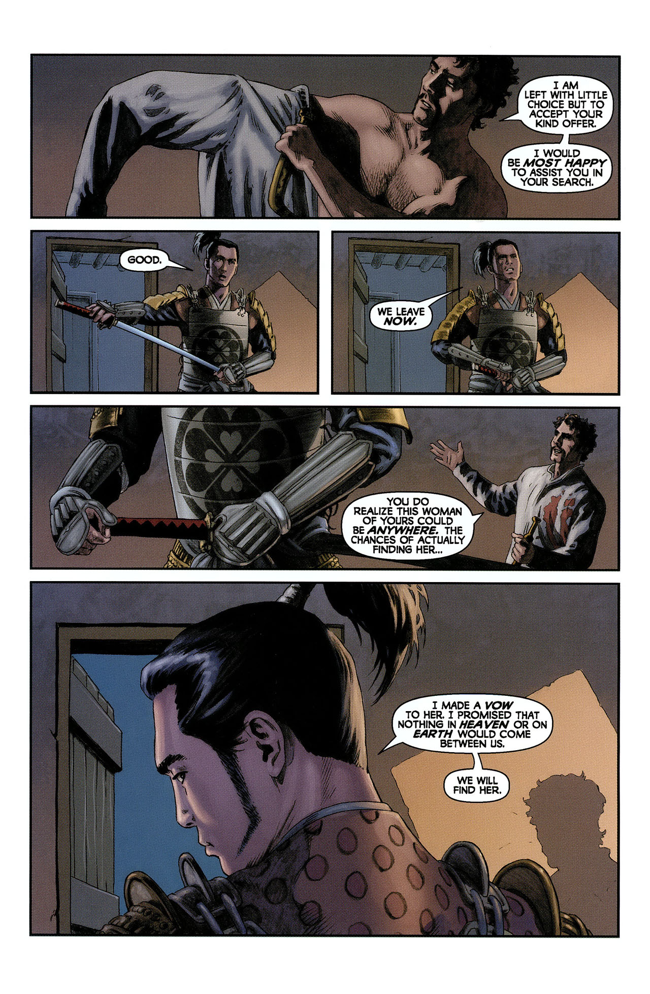 Read online Samurai: Heaven and Earth (2006) comic -  Issue #1 - 18