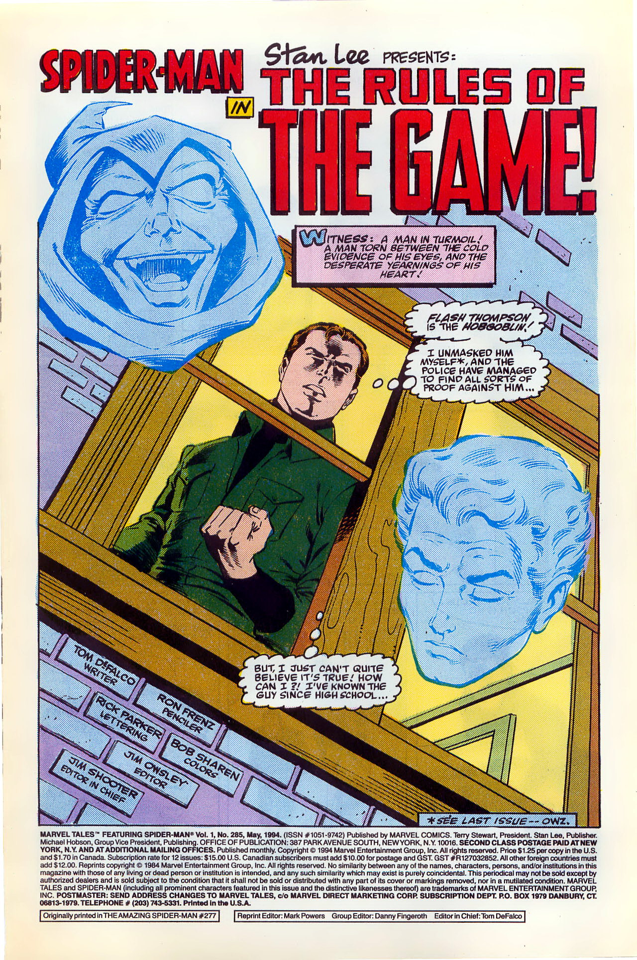 Read online Marvel Tales (1964) comic -  Issue #285 - 4