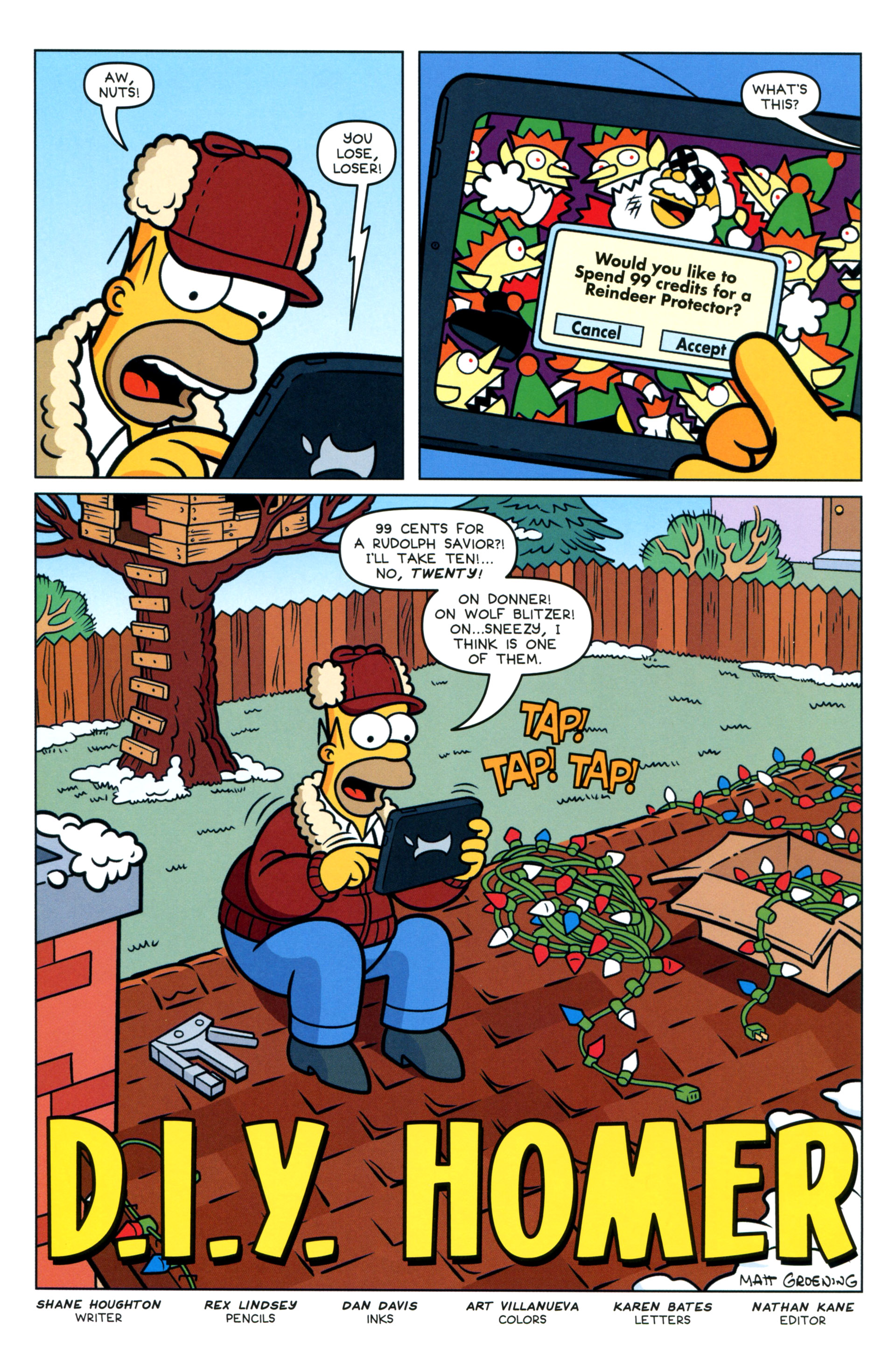 Read online The Simpsons Winter Wingding comic -  Issue #8 - 38