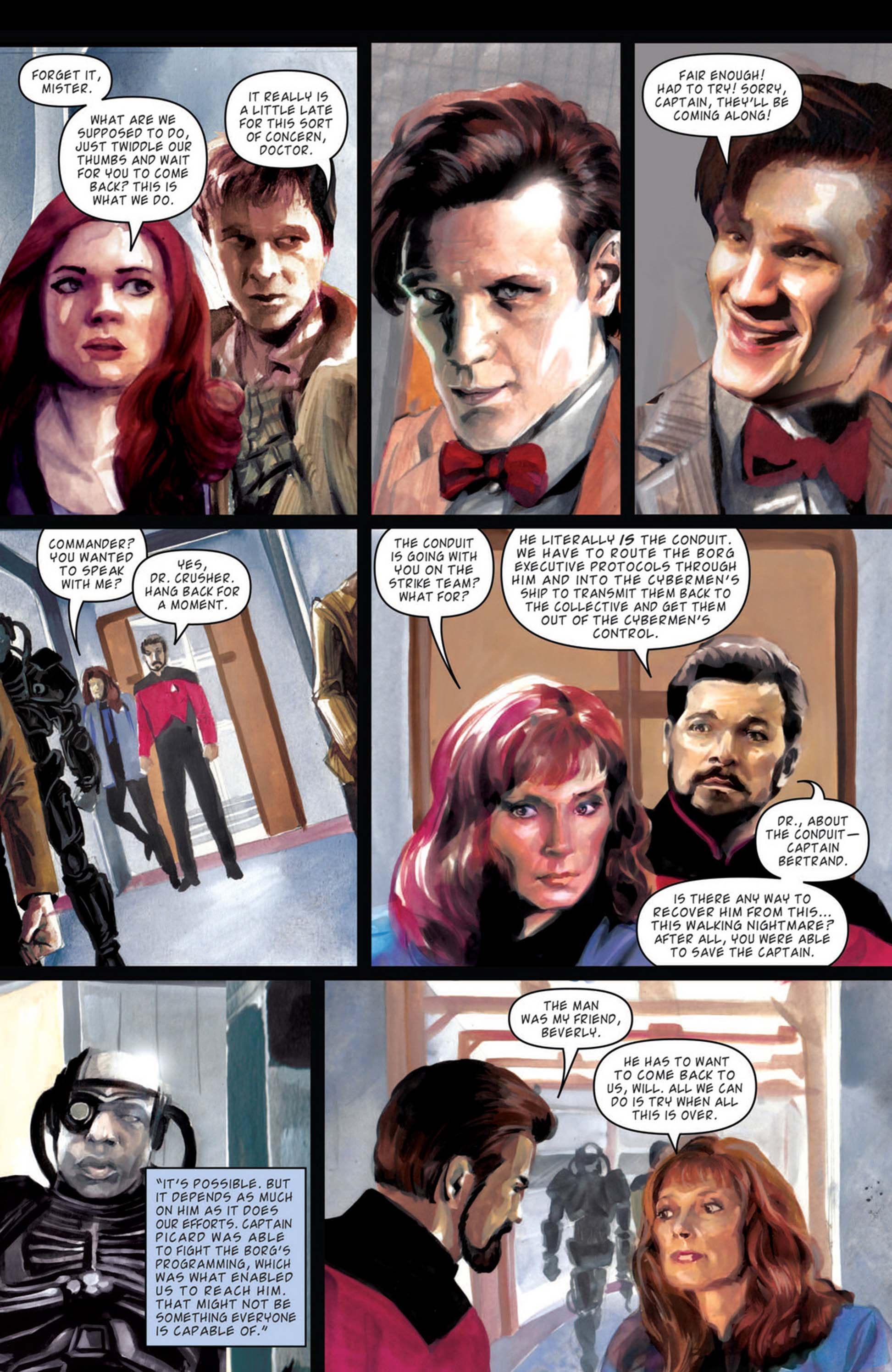 Read online Star Trek: The Next Generation/Doctor Who: Assimilation² comic -  Issue #7 - 15