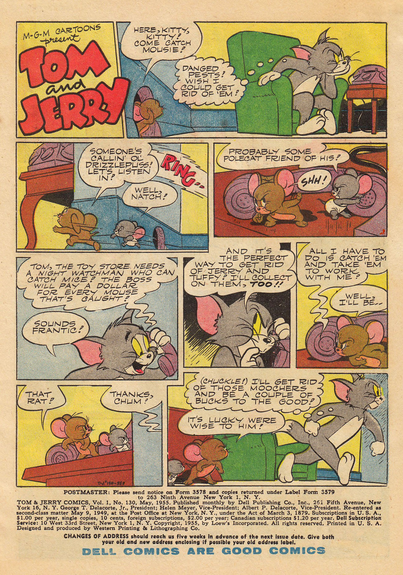 Read online Tom & Jerry Comics comic -  Issue #130 - 3