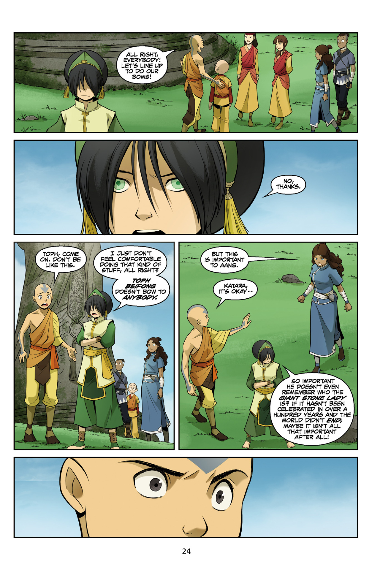 Read online Nickelodeon Avatar: The Last Airbender - The Rift comic -  Issue # Part 1 - 25