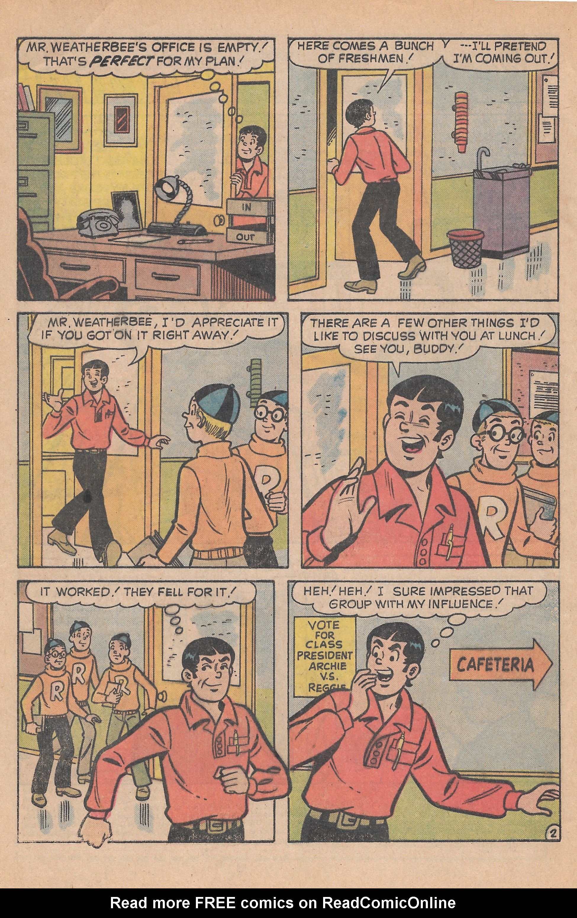 Read online Reggie and Me (1966) comic -  Issue #70 - 4