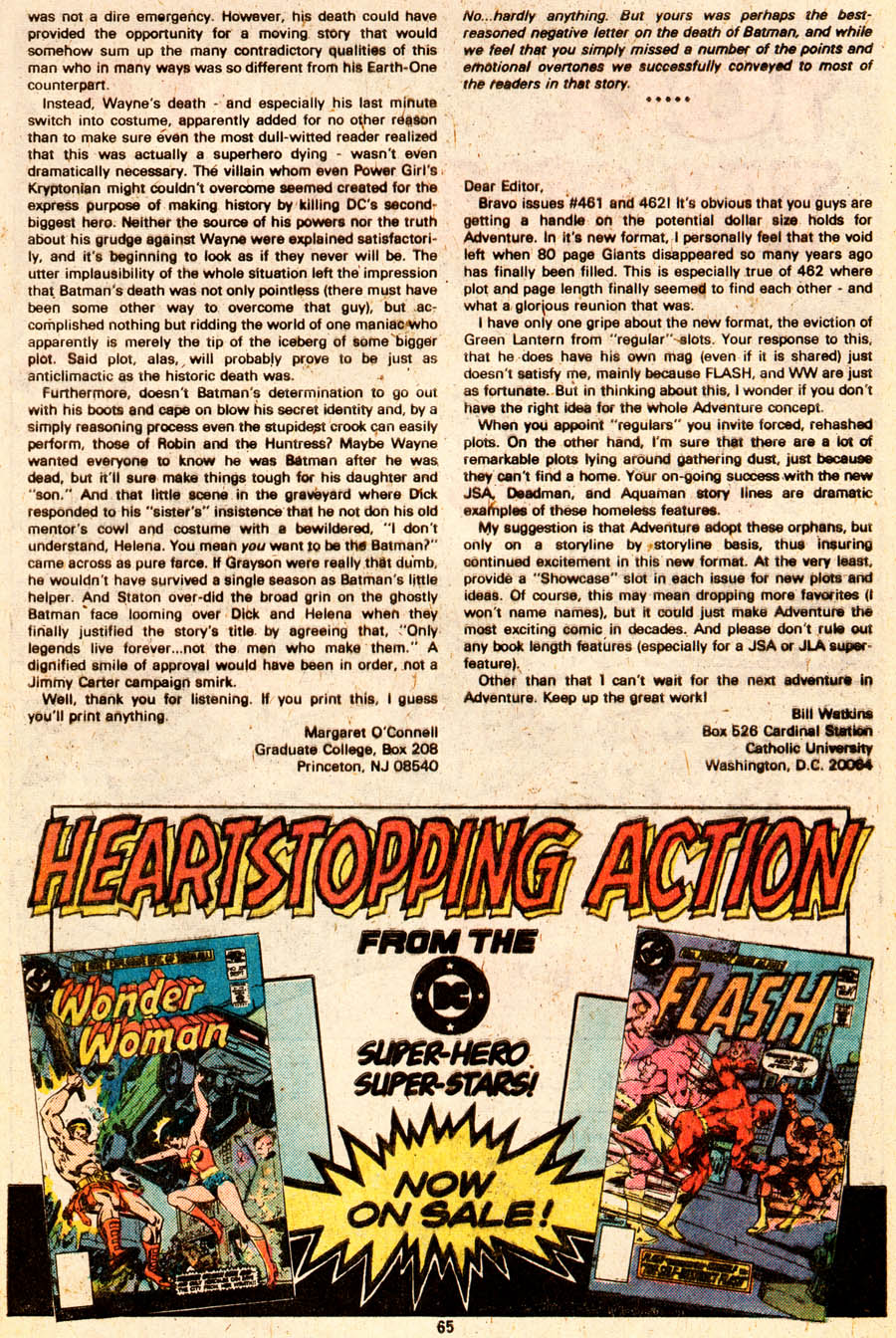 Read online Adventure Comics (1938) comic -  Issue #465 - 66