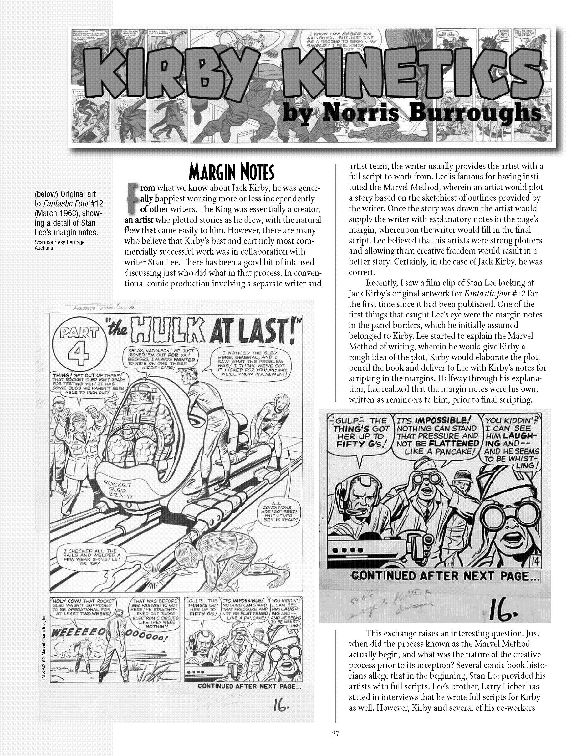Read online The Jack Kirby Collector comic -  Issue #59 - 25