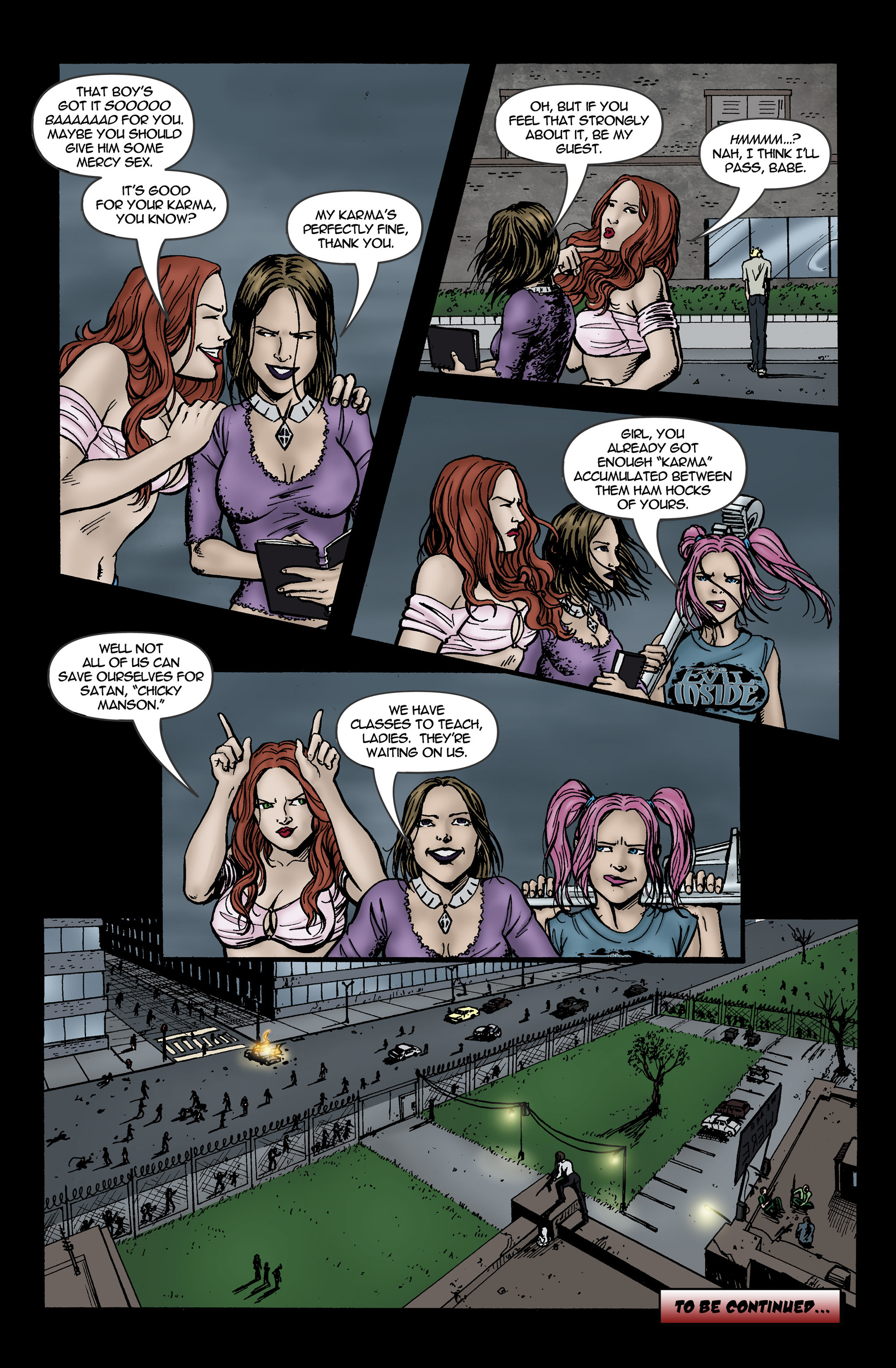 Read online Chaos Campus: Sorority Girls Vs. Zombies comic -  Issue #13 - 24