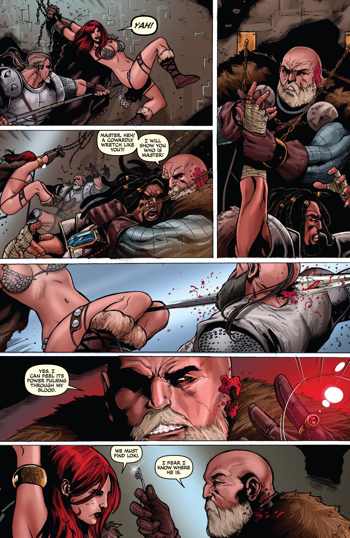 Read online Red Sonja: Revenge of the Gods comic -  Issue #3 - 14