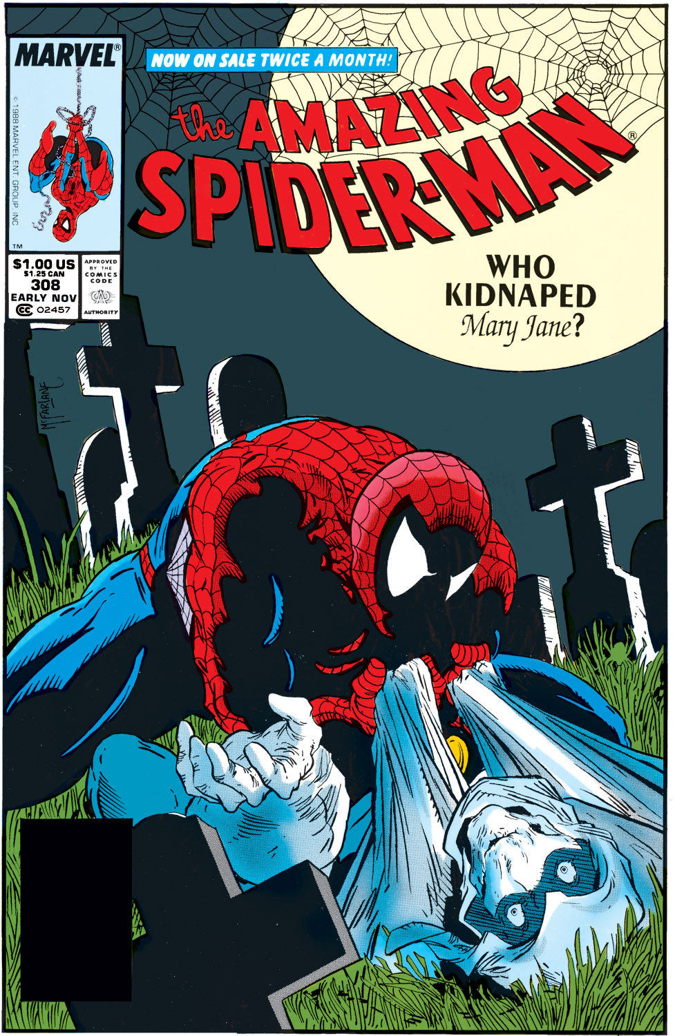 Read online The Amazing Spider-Man (1963) comic -  Issue #308 - 1