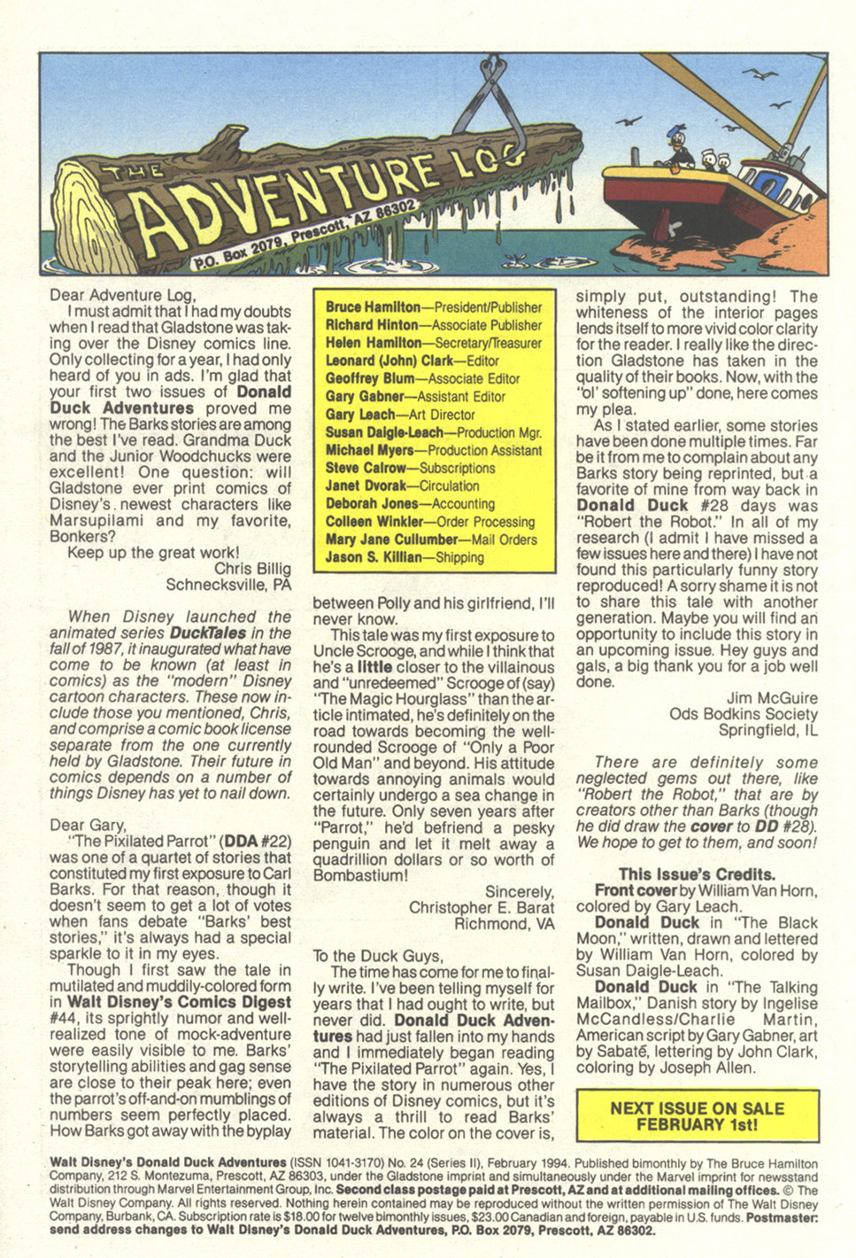 Read online Walt Disney's Donald Duck Adventures (1987) comic -  Issue #24 - 34
