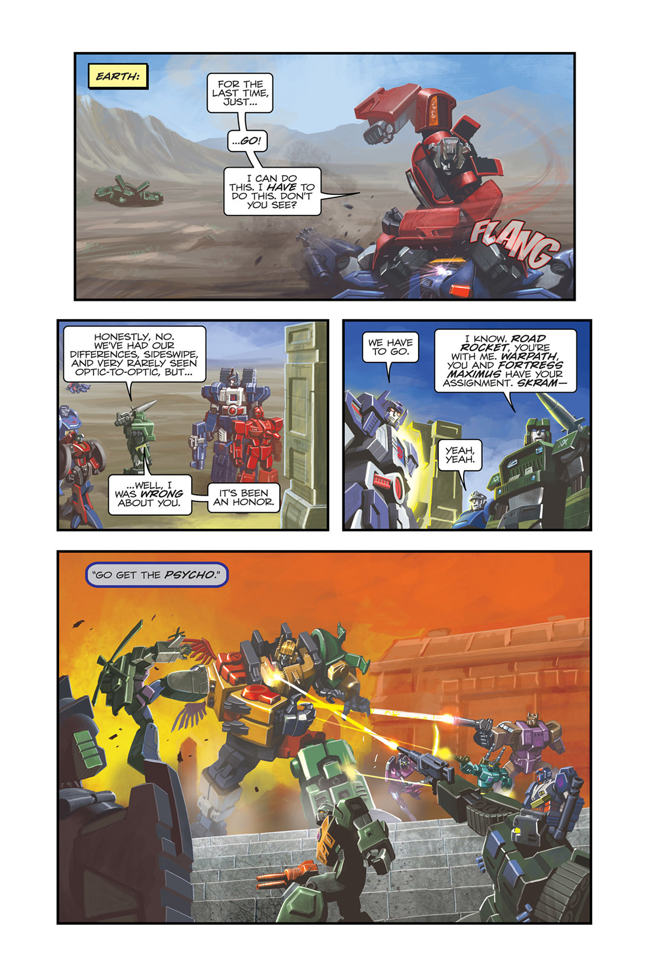 Read online Transformers Spotlight: Sideswipe comic -  Issue # Full - 15