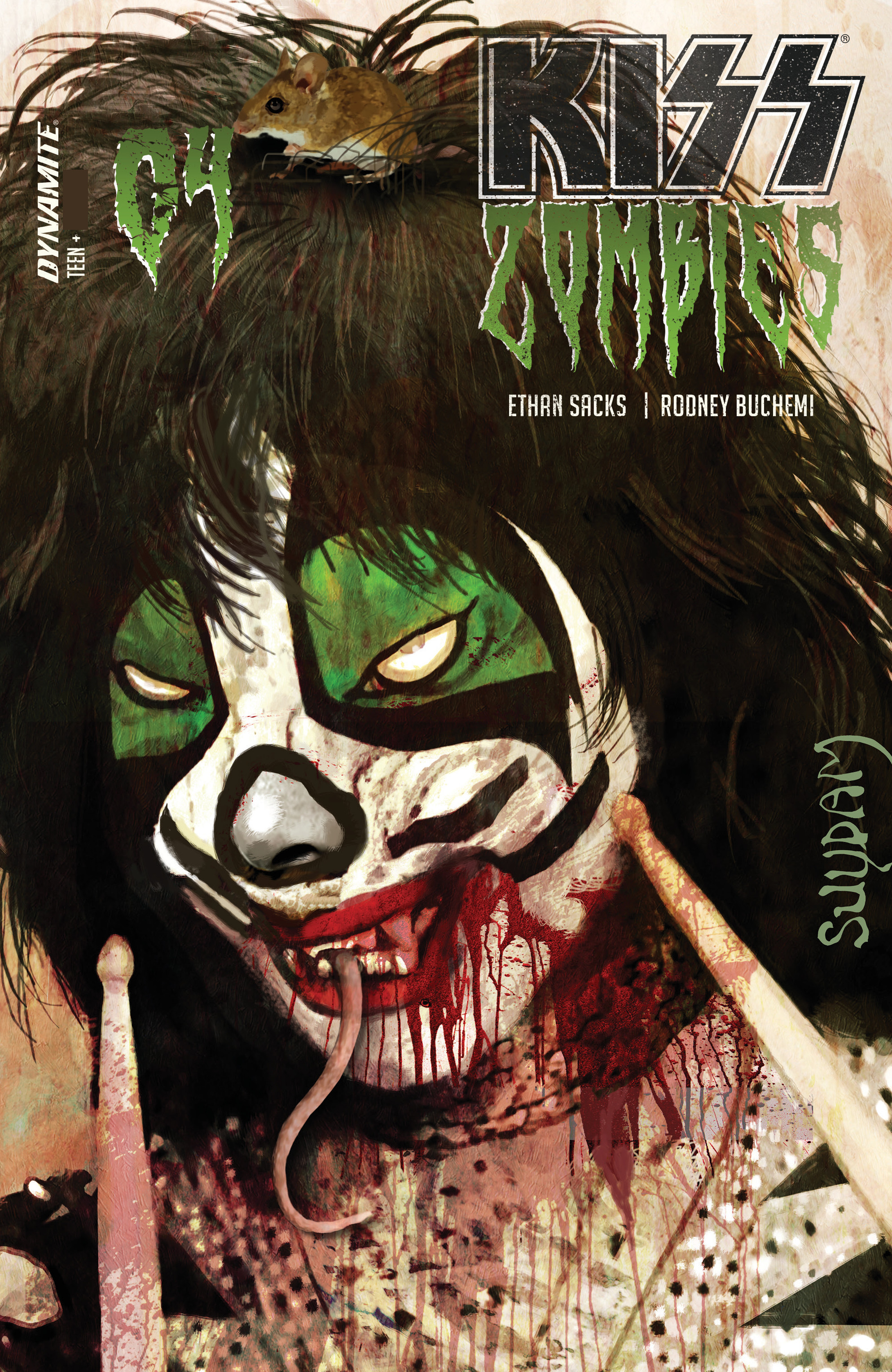 Read online Kiss: Zombies comic -  Issue #4 - 1