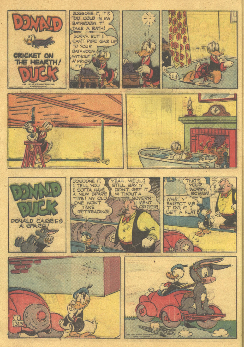 Read online Walt Disney's Comics and Stories comic -  Issue #44 - 40